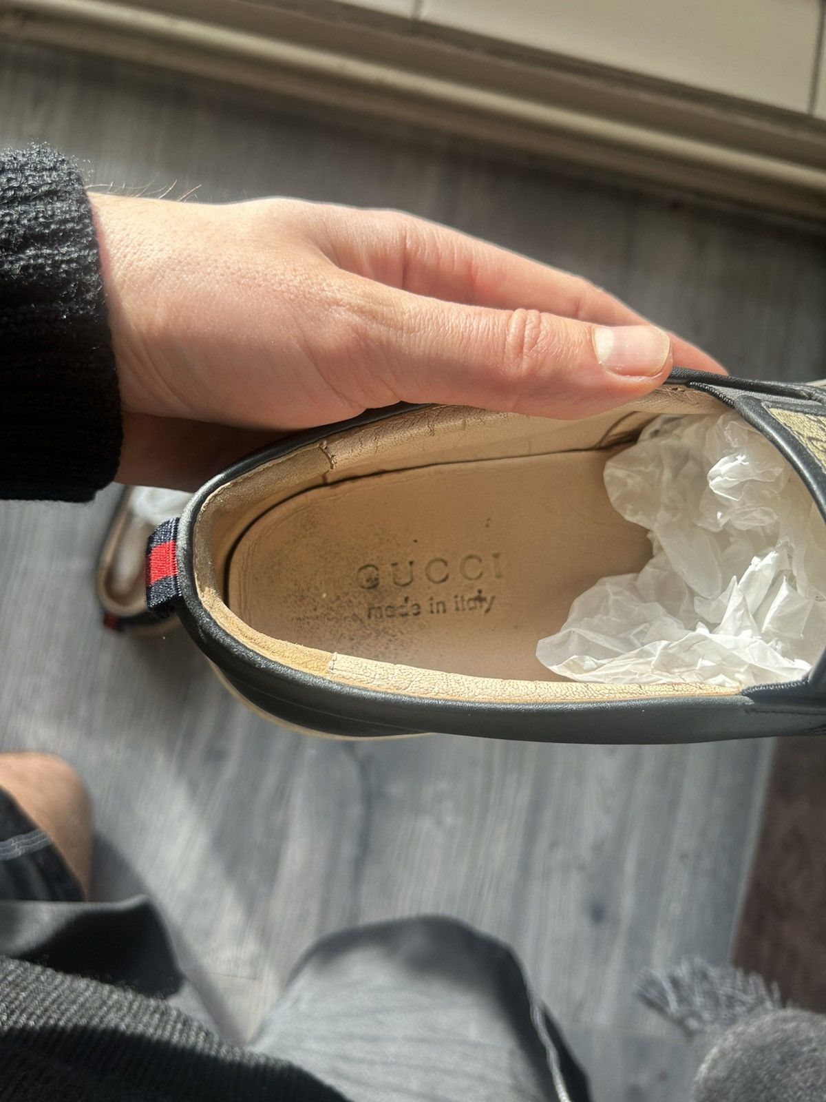 Gucci Gucci GG Supreme Snake Slip-On Sneakers Size US 10 / EU 43 - 10 Thumbnail