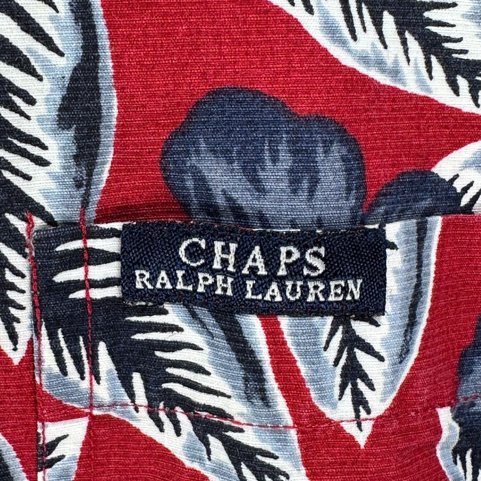 Chaps Ralph Lauren Vintage Chaps Ralph Lauren Hawaiian Shirt Men L Multi Floral Size US L / EU 52-54 / 3 - 4 Thumbnail