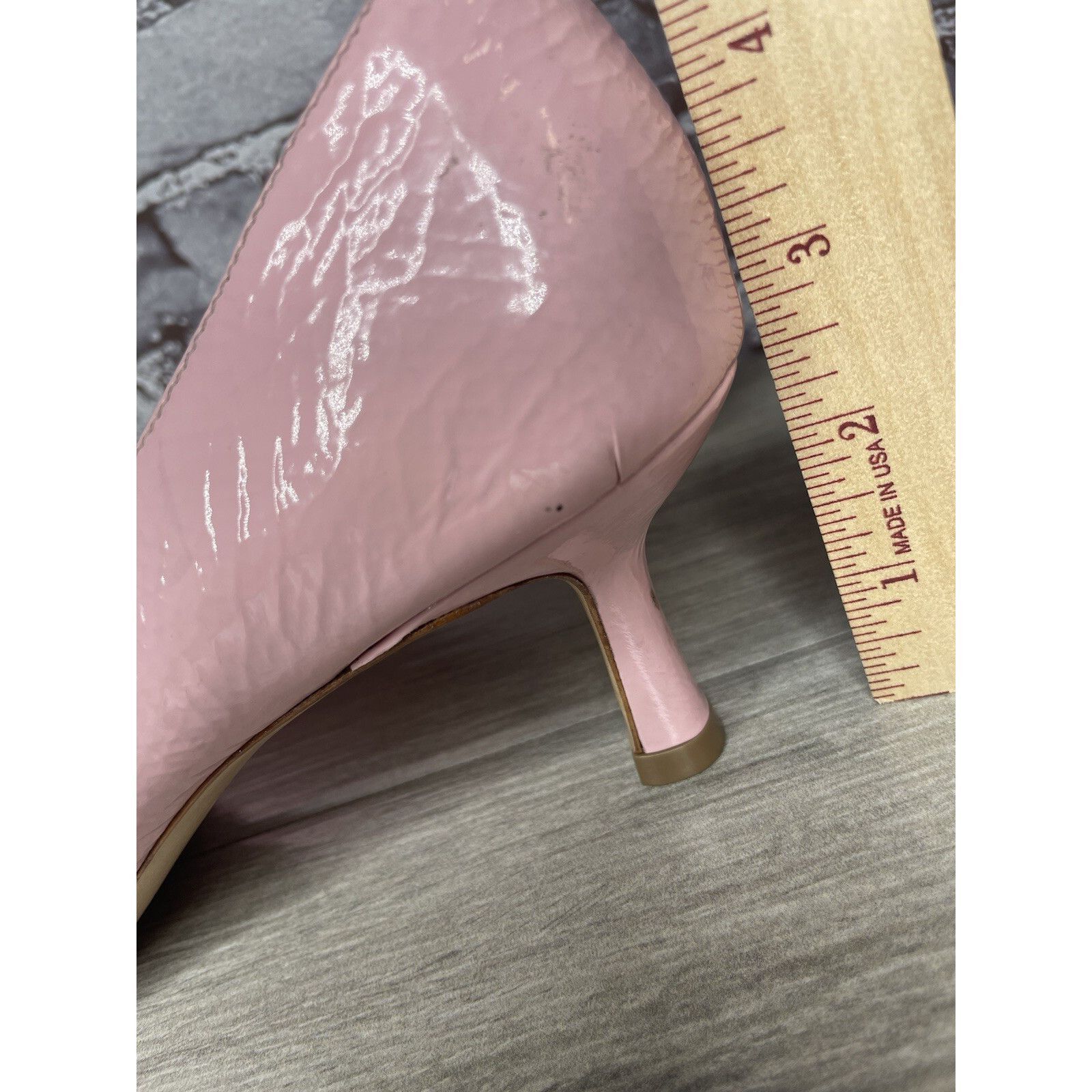 Anthropologie Anthropologie Maeve Heart Pink Patent Pink Valentines Love P Size US 10.5 / IT 40.5 - 8 Thumbnail