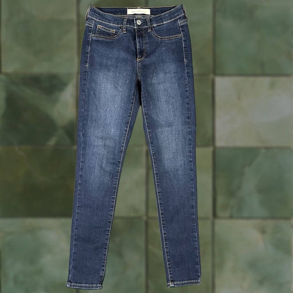 Gap Gap Easy Legging Womens 2/26R Blue Mid Rise Slim Straight Denim Jegging Preppy Size 26" / US 2 / IT 38 - 1 Thumbnail
