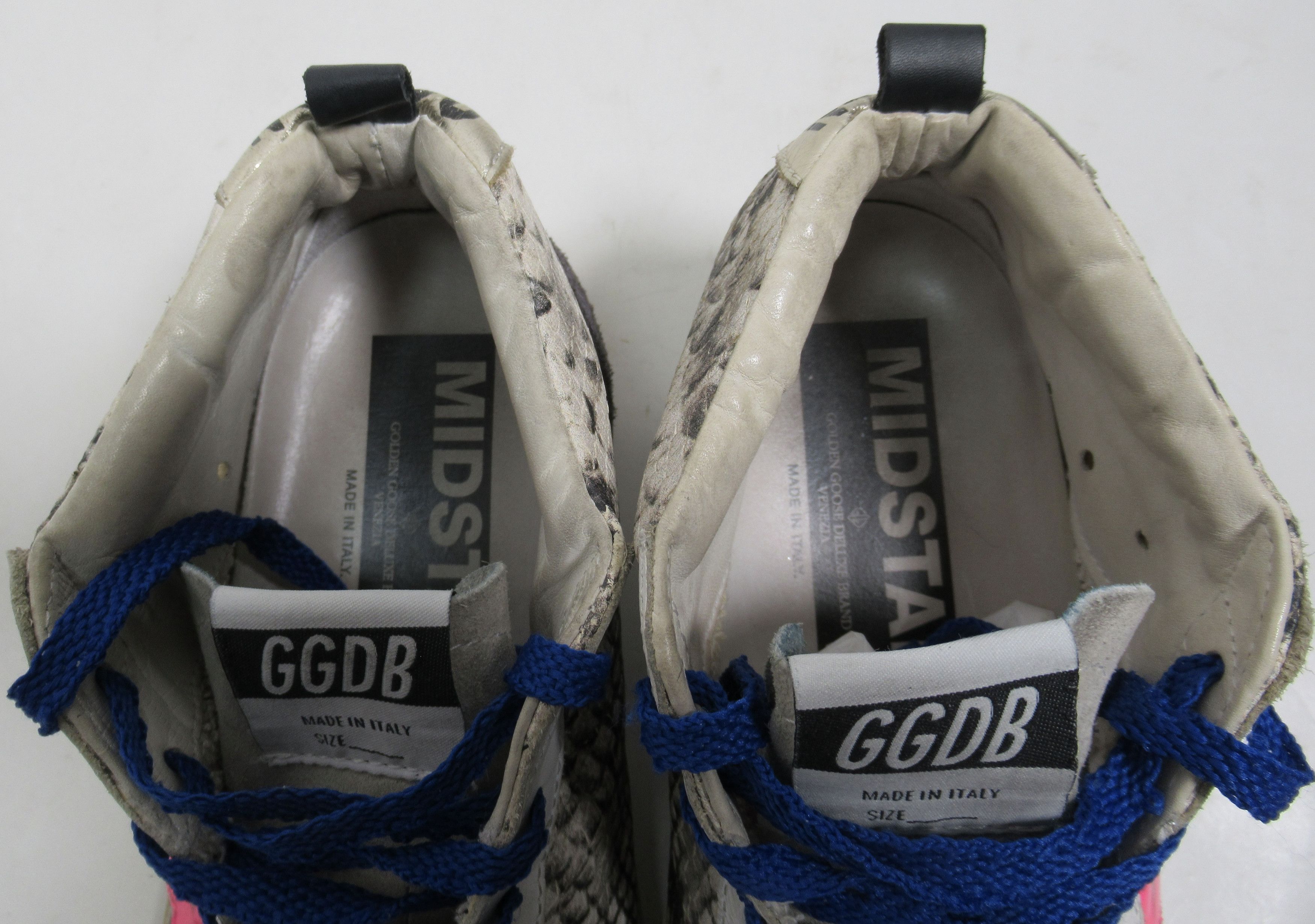 Golden Goose Golden Goose Mid Star Python Print Wingtip Sneakers 9 US Size US 9 / IT 39 - 3 Thumbnail