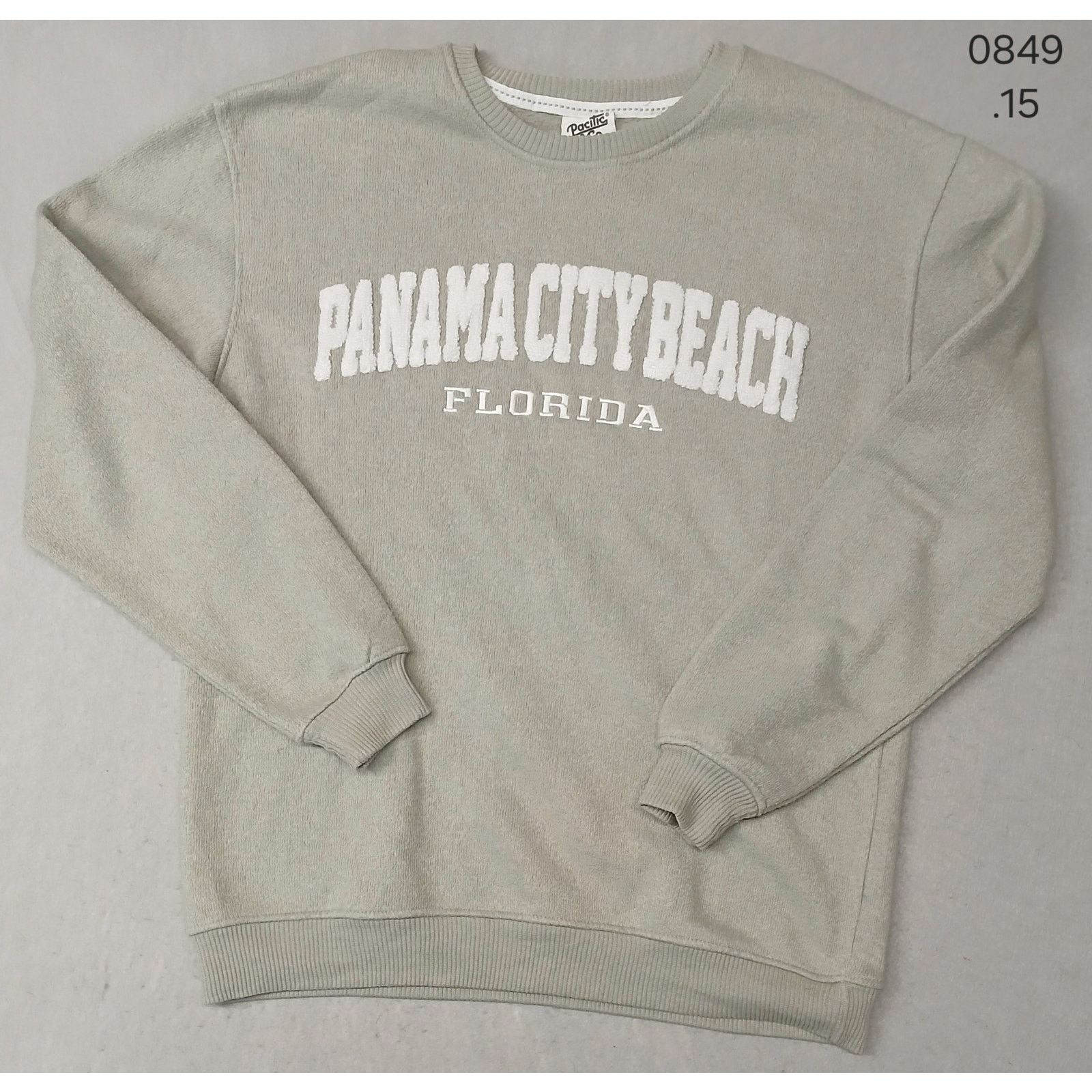 Other Pacific & Co. (Medium) Unisex Sage Gray Crew Neck Sweatshirt Size US M / EU 48-50 / 2 - 1 Thumbnail