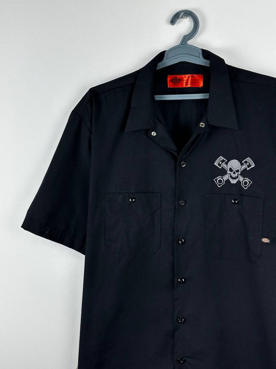Dickies × Vintage Workwear Y2K Vintage Dickies Camo Collar Shirt Moto Size US XXL / EU 58 / 5 - 3 Thumbnail