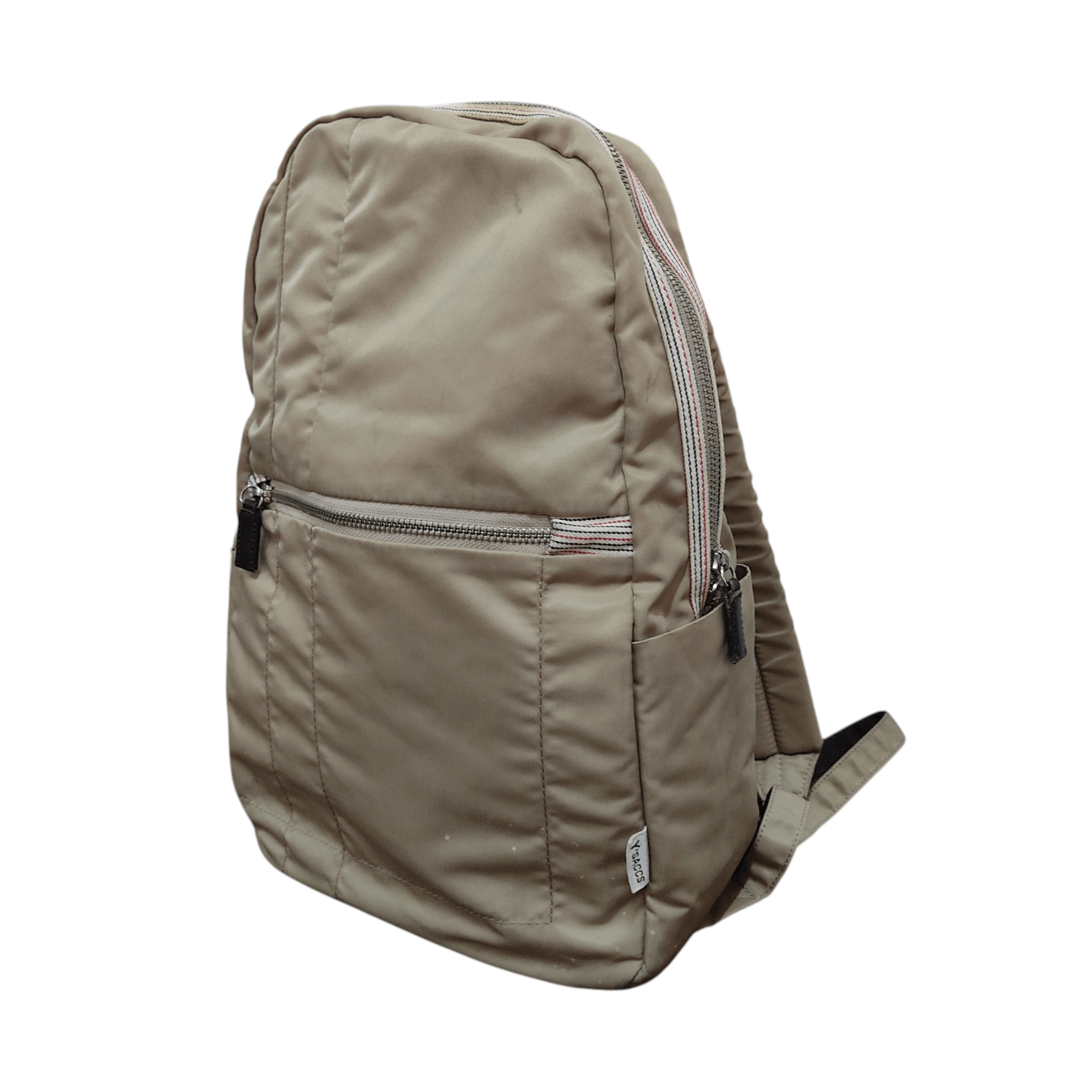 Yohji Yamamoto Vintage Y'SACCS Nylon Beige Small Backpack Size ONE SIZE - 1 Thumbnail