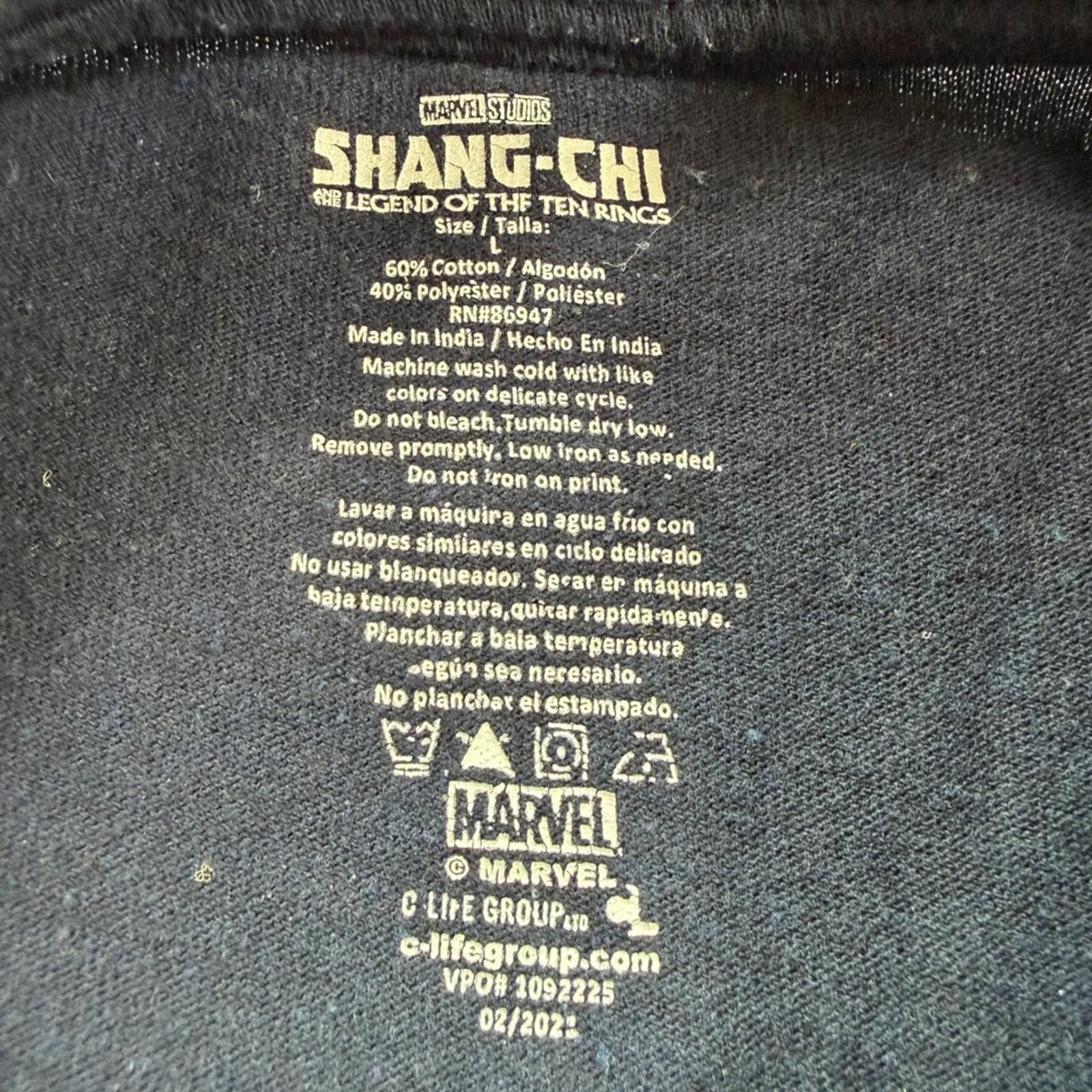 Marvel Comics Marvel Studios Shang-Chi Legend of the Ten Rings T Shirt Size US L / EU 52-54 / 3 - 4 Thumbnail