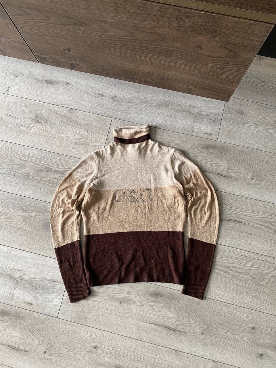 Dolce & Gabbana × Vintage Rare Dolce & Gabbana Logo Avantgarde Sweater T-shirt Size L / US 10 / IT 46 - 3 Thumbnail