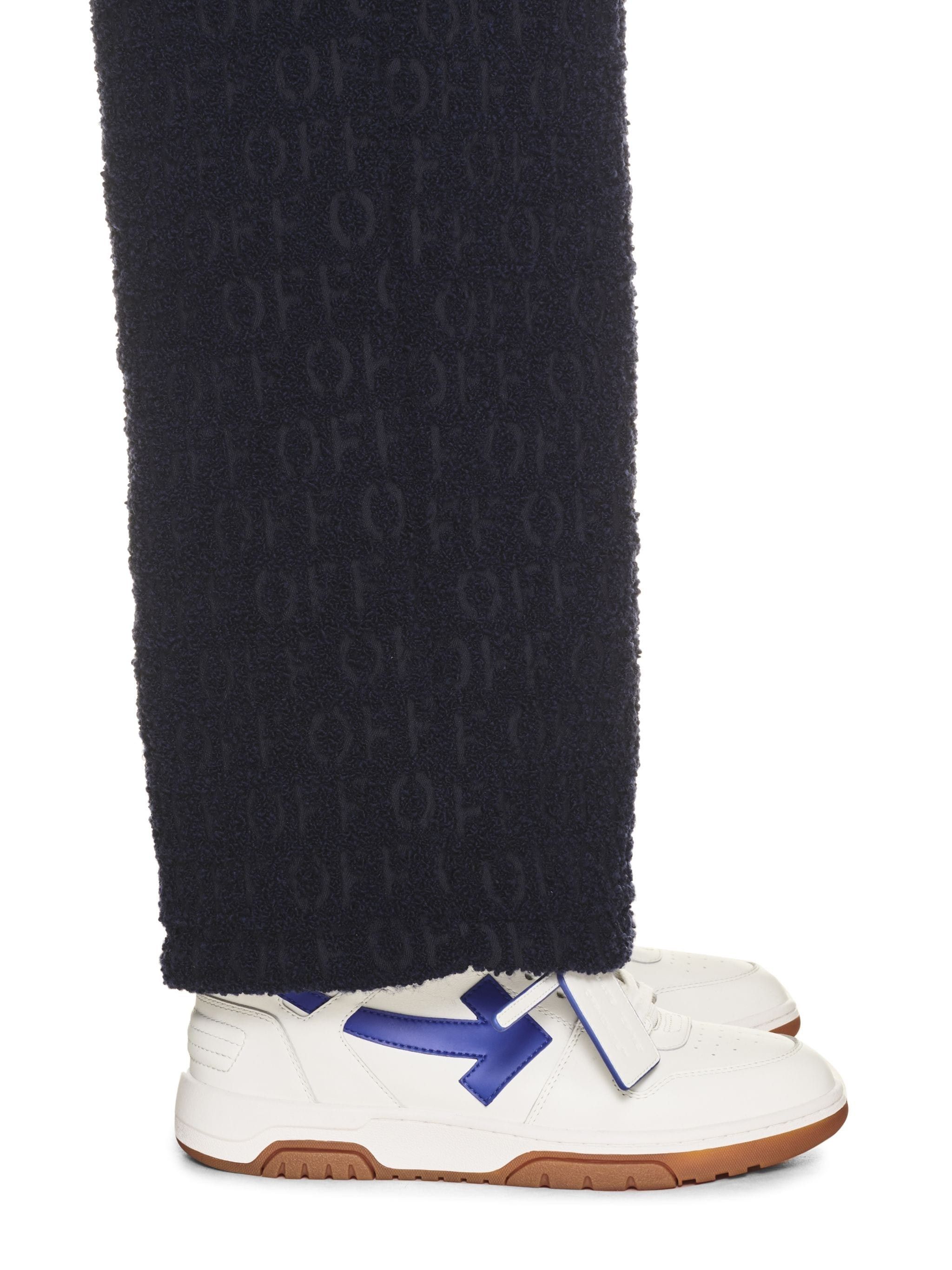 Off-White os11x0226 Out Of Office Calf Leather Sneakers in White/Blue Size US 12 / EU 45 - 6 Thumbnail