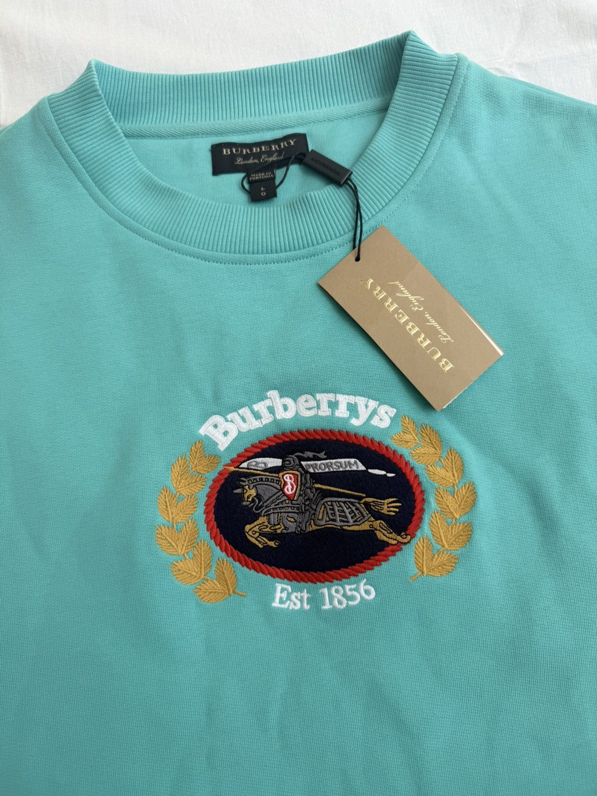 Burberry Burberry sweatshirt Size US L / EU 52-54 / 3 - 3 Thumbnail