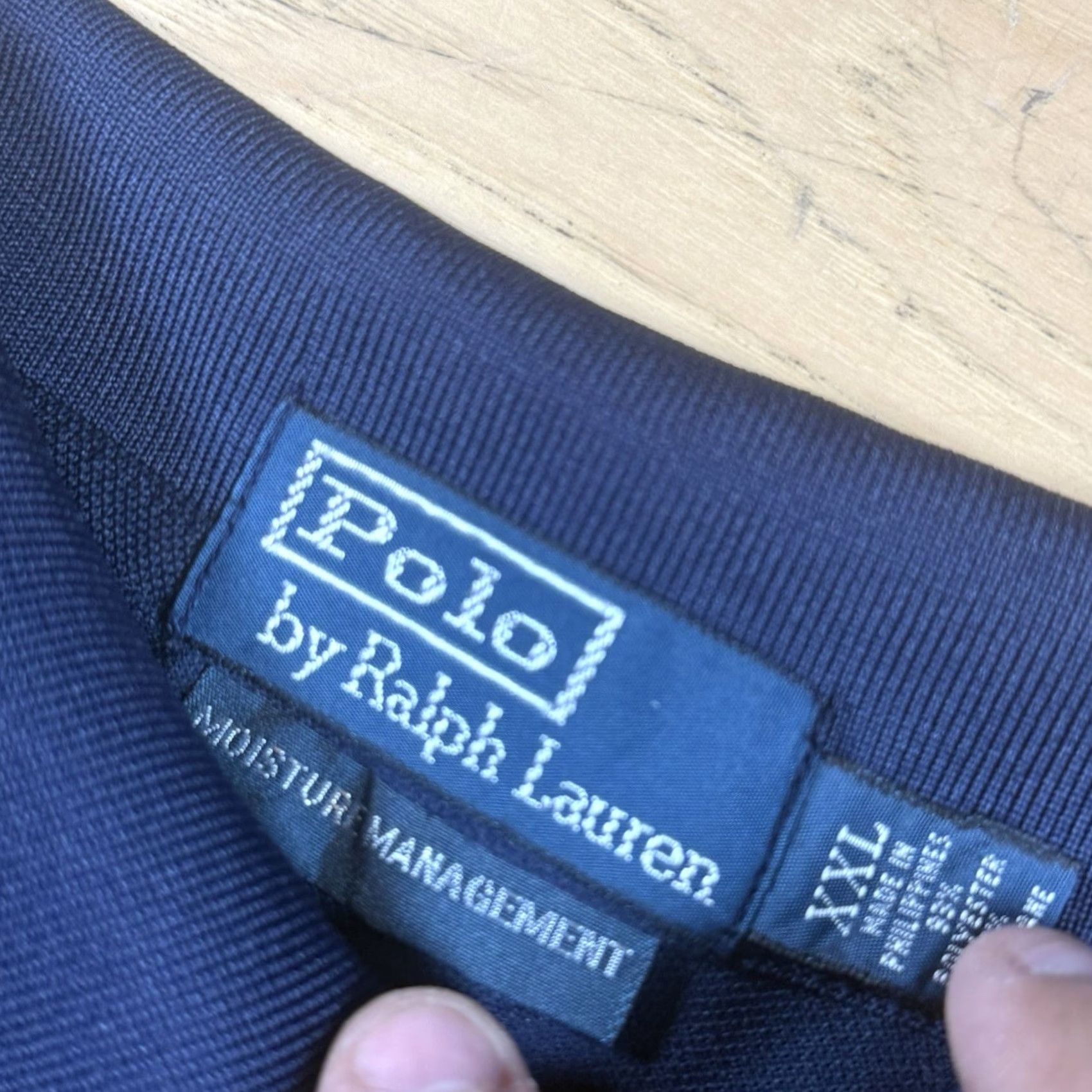 Polo Ralph Lauren VINTAGE Polo Ralph Lauren Shirt Striped Pony Rugby USA 2XL Men Blue Short Sleeve Cotton Polo Regular Mens Size US XXL / EU 58 / 5 - 4 Thumbnail