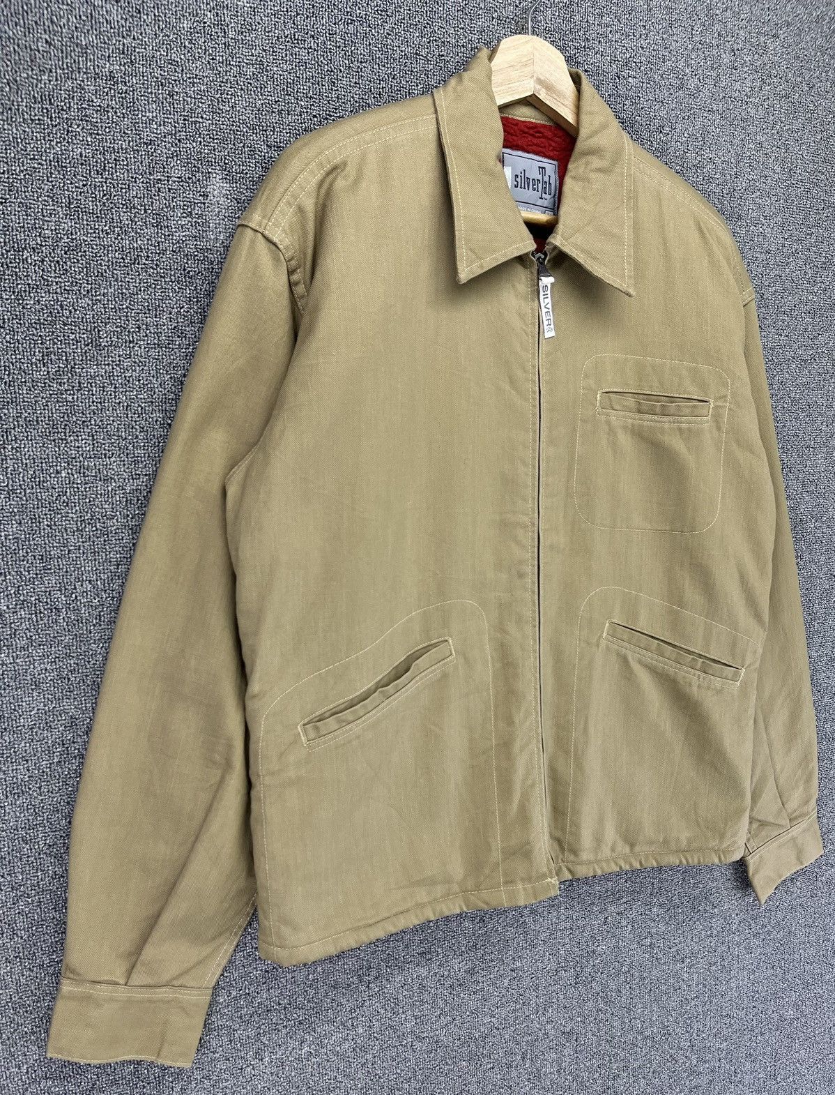 Levi's Vintage Levis Silver Tab Rare Zip Up Chore Jacket Size US M / EU 48-50 / 2 - 2 Thumbnail