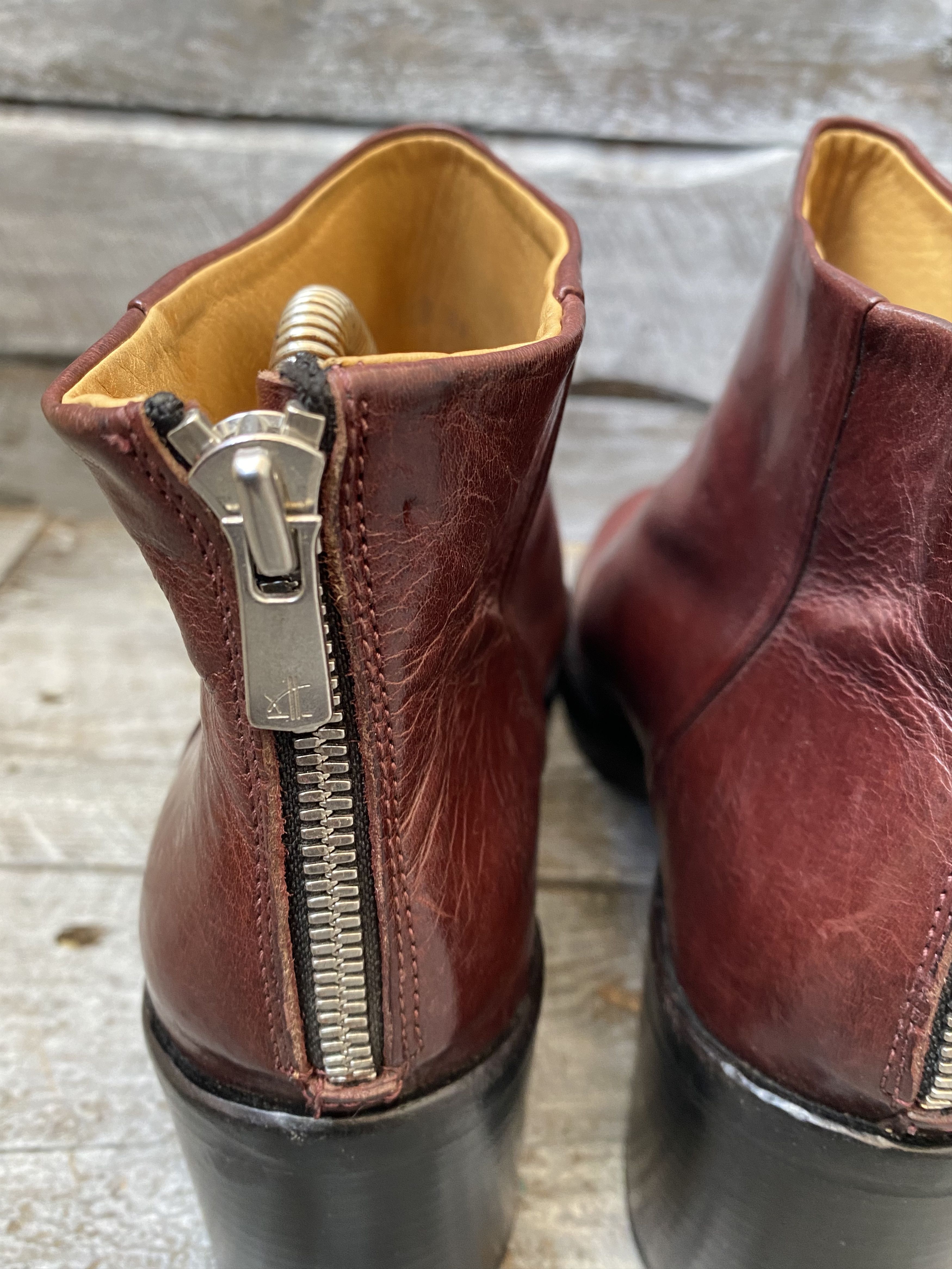 Guidi × Officine Creative Officine CreativeX guidi burgundy leather boots sz 39 Size US 8.5 / IT 38.5 - 6 Thumbnail