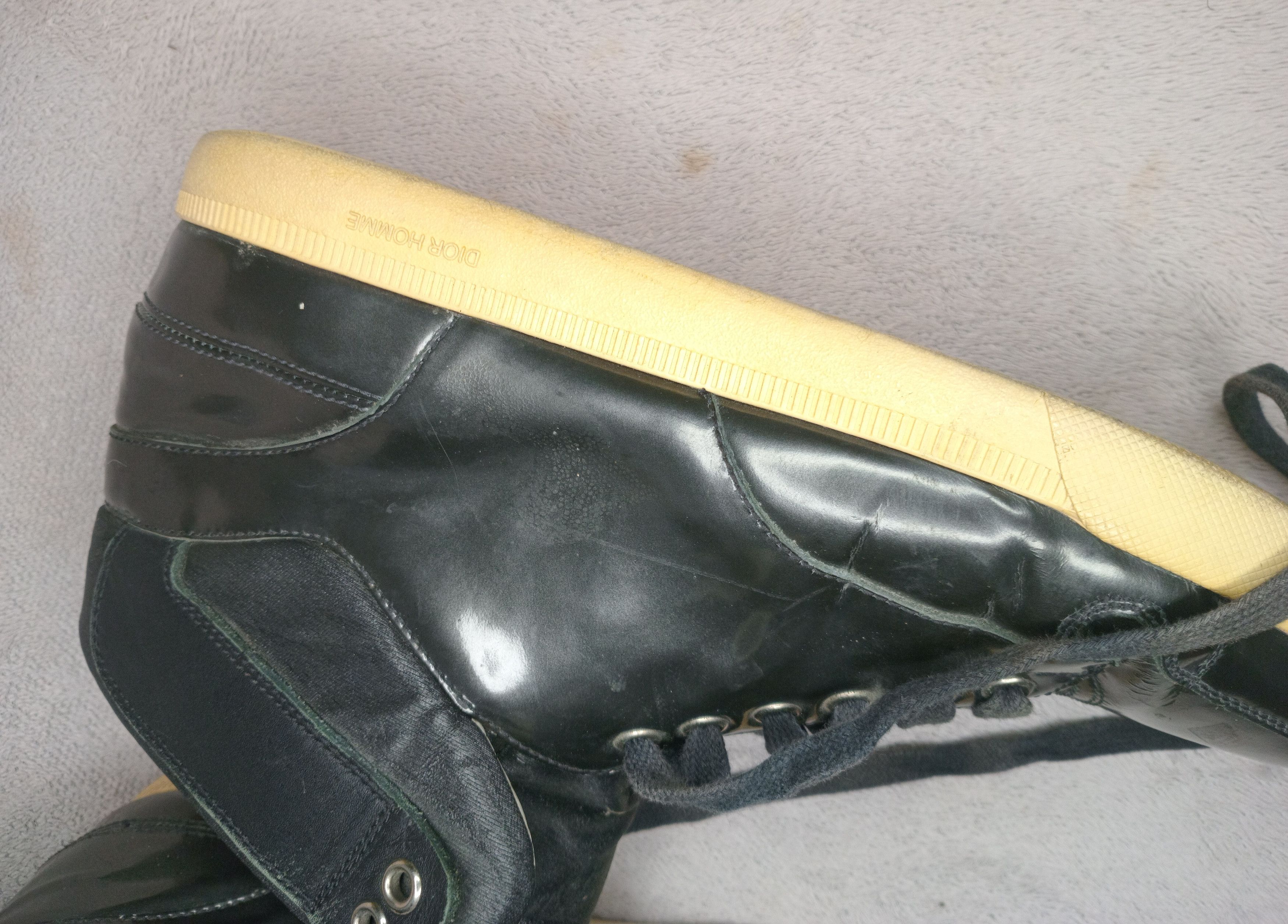 Christian Dior Monsieur Dior Homme Patent leather high trainers Size US 7.5 / EU 40-41 - 8 Thumbnail