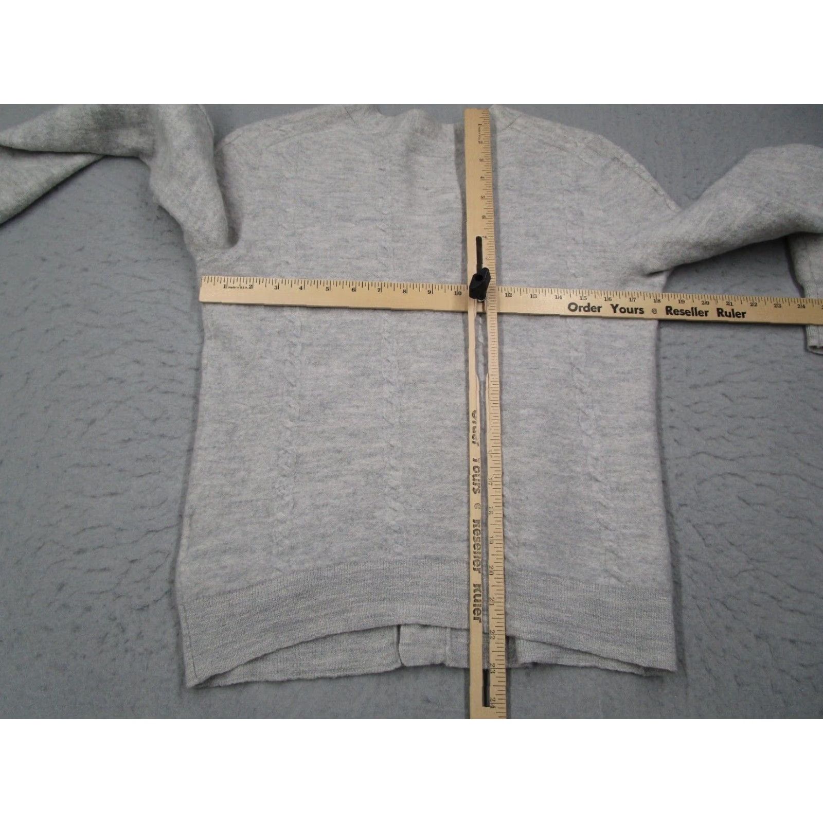 J.Lindeberg J.Lindeberg Mens Gray Merino Wool Cardigan Sweater Long Sleeve Button Up Size US L / EU 52-54 / 3 - 6 Thumbnail