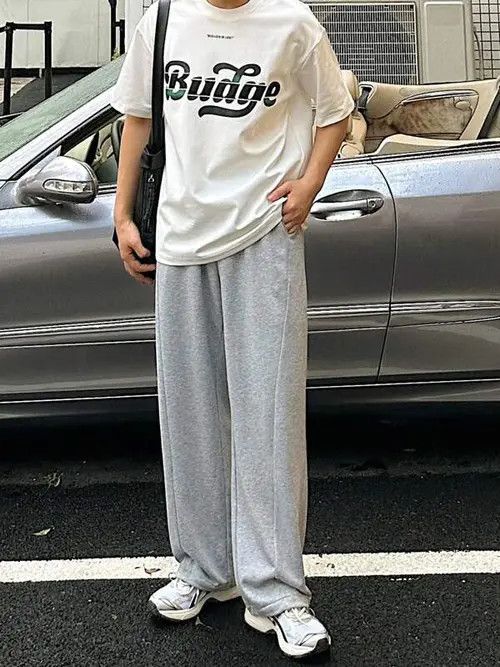 Japanese Brand Hayakawa x Aoi Grey loose fit sweatpants baggy Size US 34 / EU 50 - 6 Thumbnail