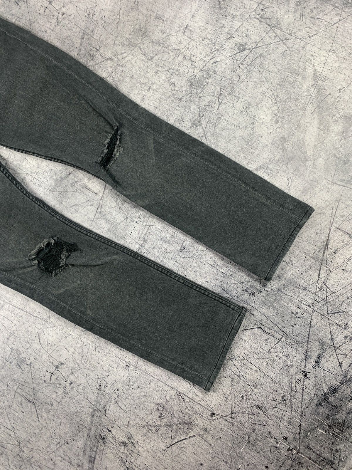 Allsaints AllSaints Cigarette Jeans Distressed Men’s Size W30 Gray Size US 30 / EU 46 - 6 Thumbnail