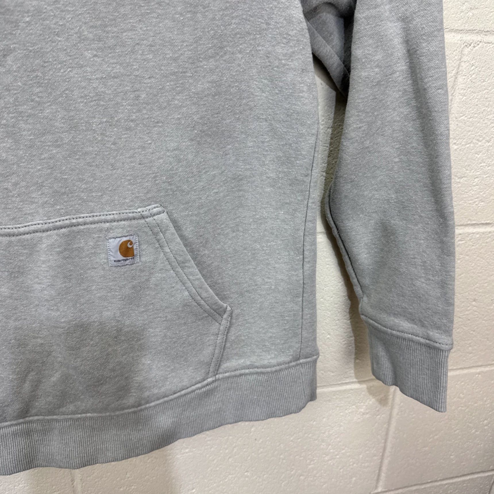 Carhartt Carhartt Hoodie Clarksburg Womens M Gray Pullover Raglan Hooded Casual Workwear Sweatshirt Size M / US 6-8 / IT 42-44 - 7 Thumbnail