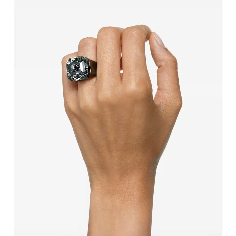 Swarovski Swarovski Numina cocktail ring Octagon cut, Black, size 8 Size ONE SIZE - 3 Thumbnail