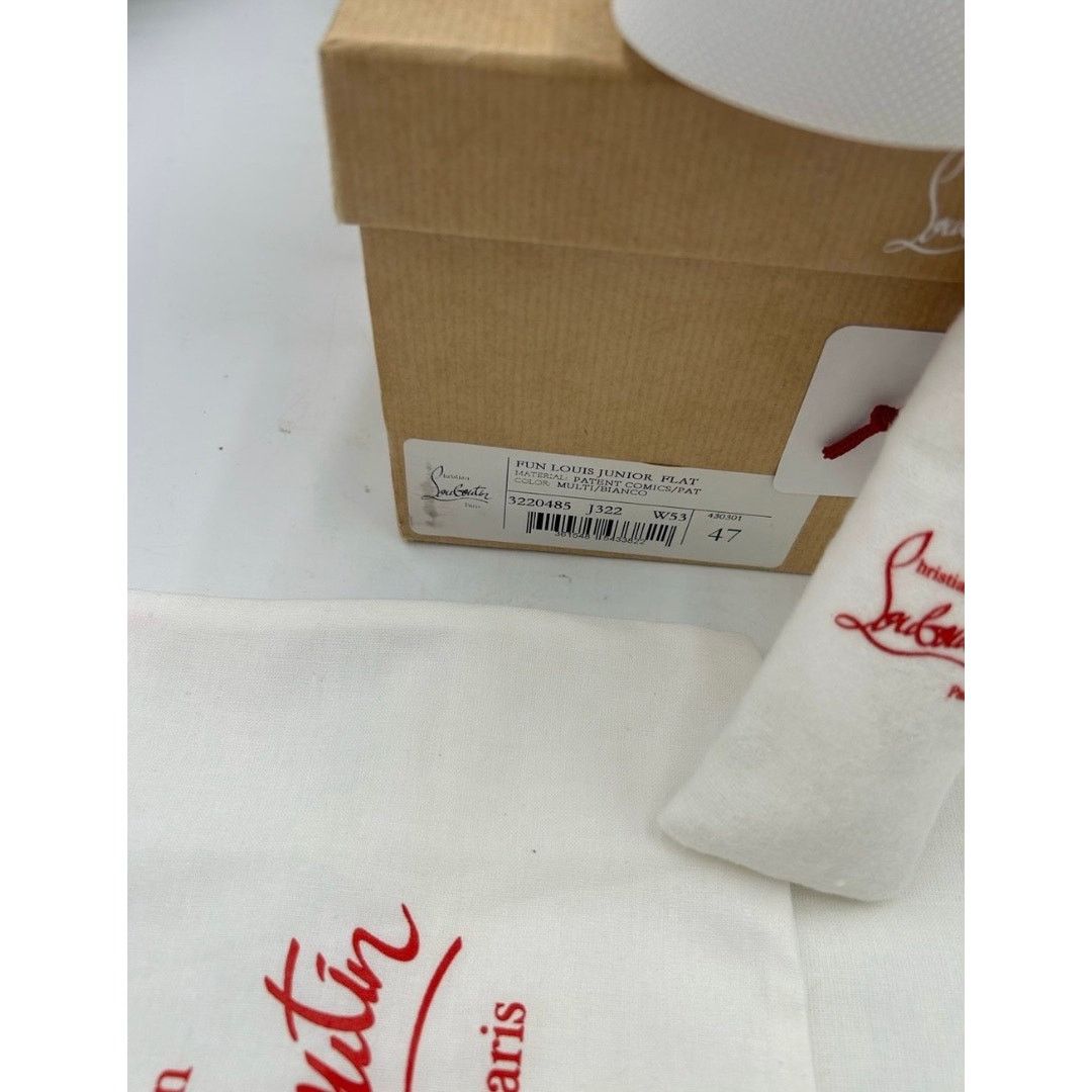Christian Louboutin Christian Louboutin fun Louis Jr flat patent sneaker sz 47 Size US 14 / EU 47 - 14 Thumbnail