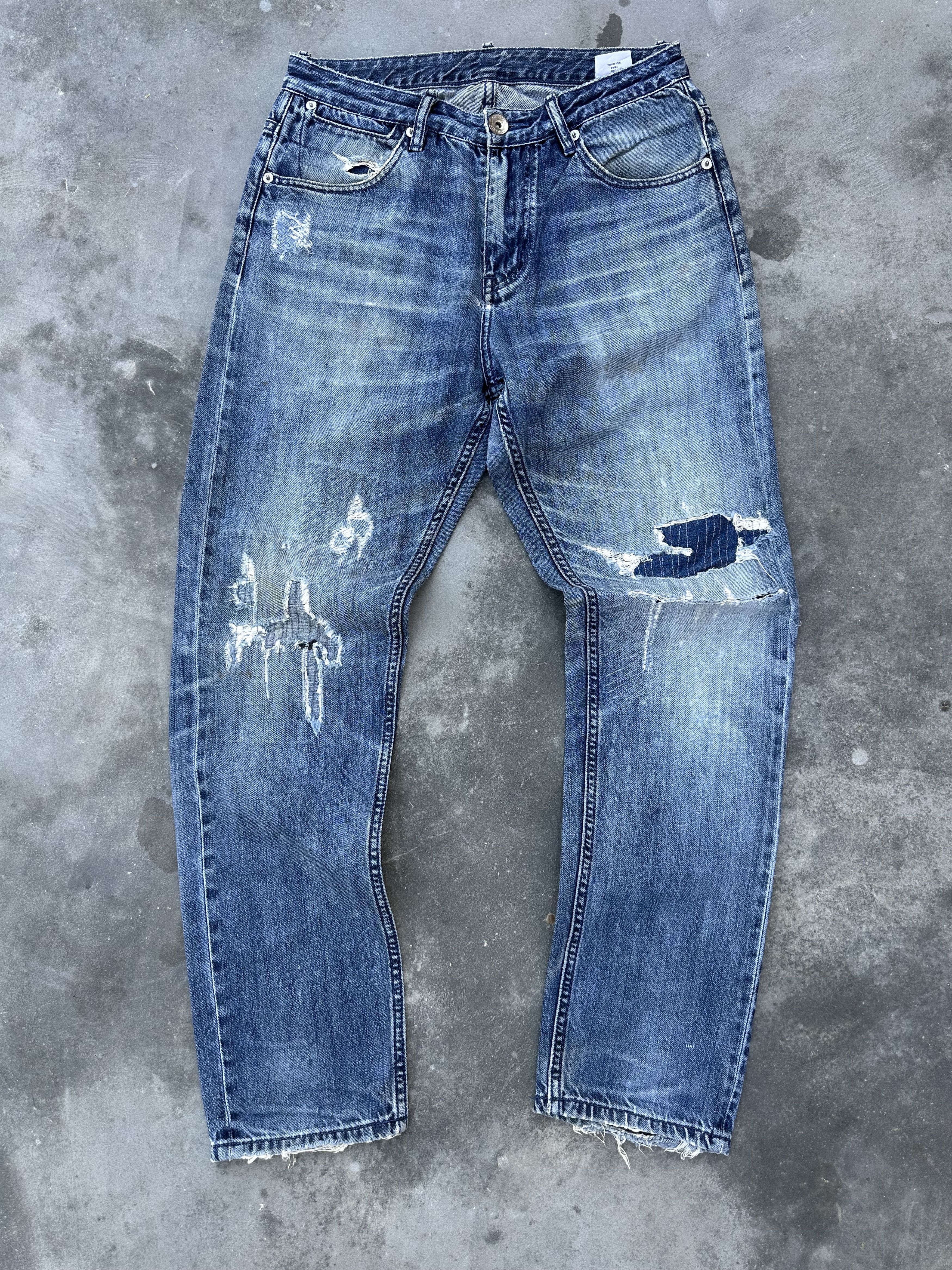 Ed Hardy Vintage Ed hardy skull embroidery jeans Size US 30 / EU 46 - 6 Thumbnail