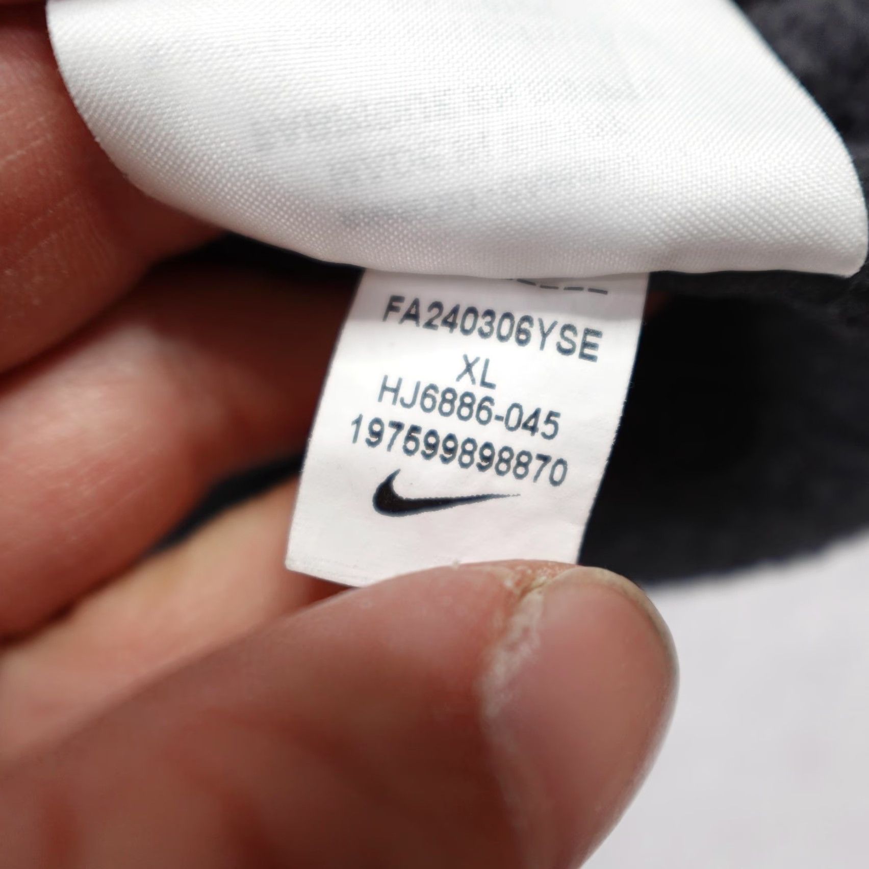 Nike Nike Hoodie Mens XL Gray All Over Print AOP Pullover Sweatshirt Spell Out Swoosh Size US XL / EU 56 / 4 - 6 Thumbnail