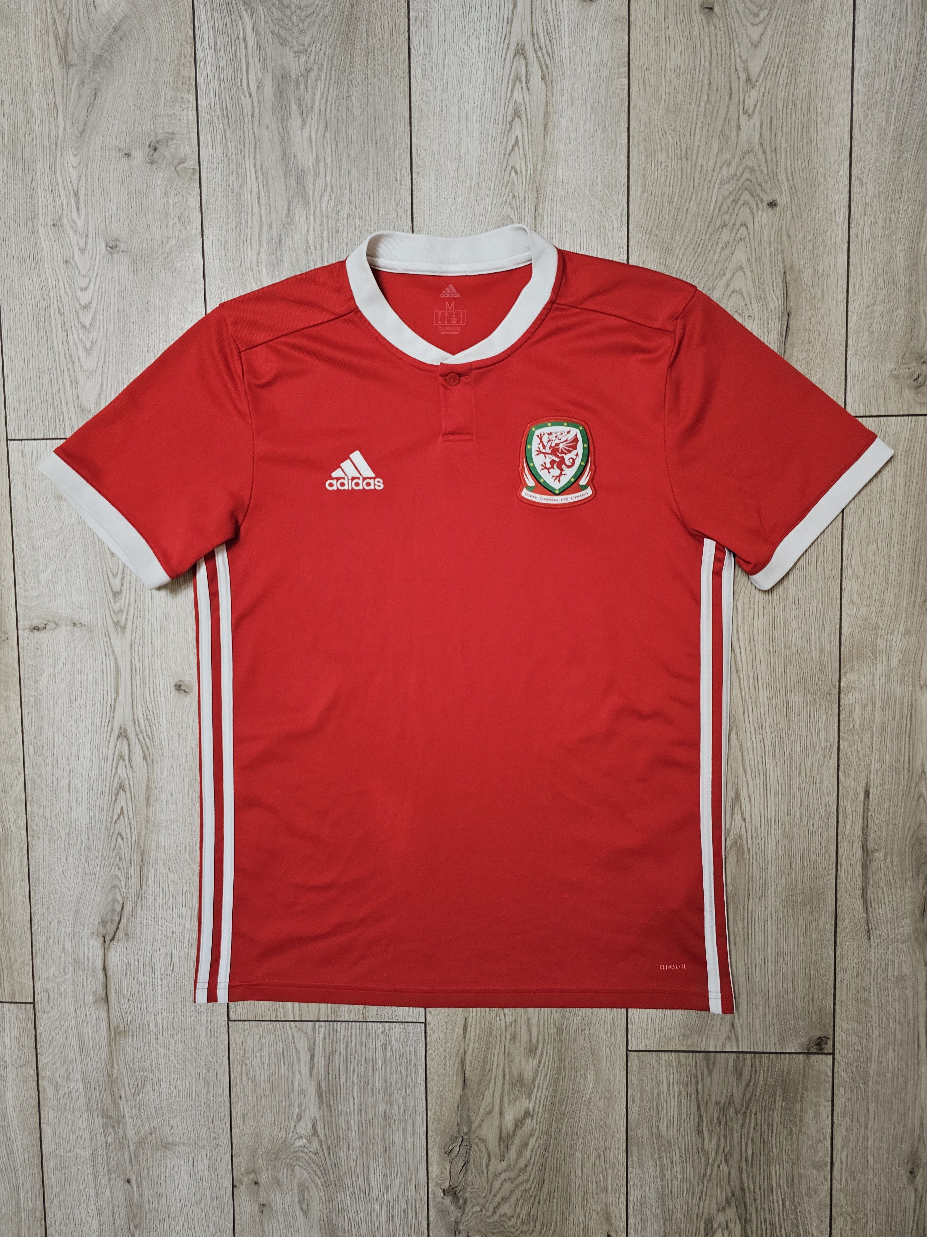 Adidas × All Sport WALES 2018 2020 HOME FOOTBALL SHIRT SOCCER JERSEY Size US M / EU 48-50 / 2 - 1 Thumbnail