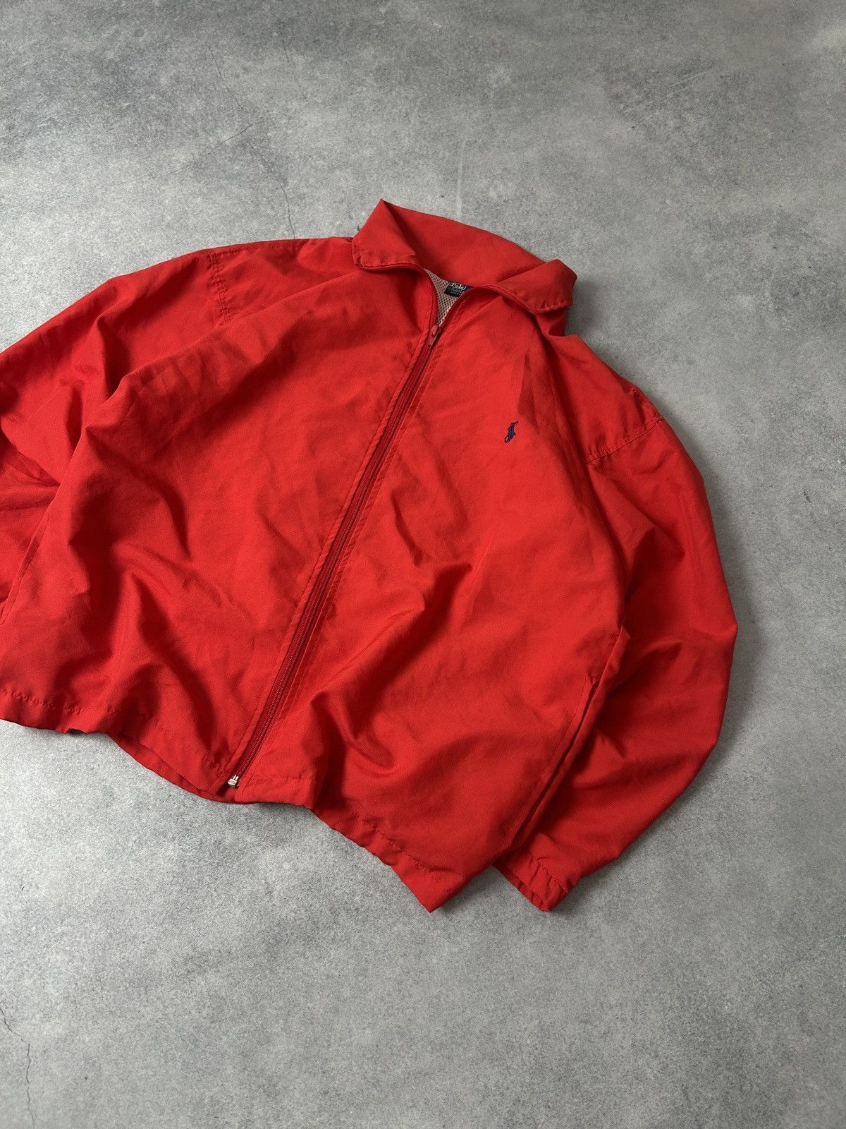 Polo Ralph Lauren Vintage Polo Ralph Lauren red nylons Harrington jacket Size US L / EU 52-54 / 3 - 3 Thumbnail