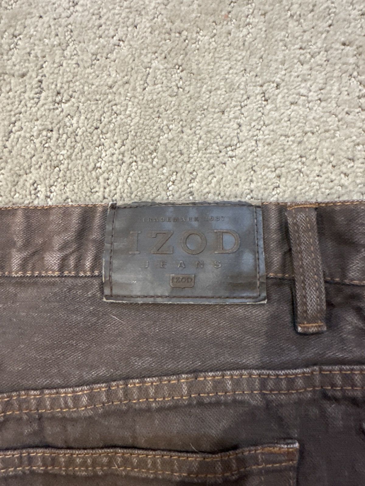 Izod Izod Jeans Brown Baggy Jeans Size US 38 / EU 54 - 6 Thumbnail