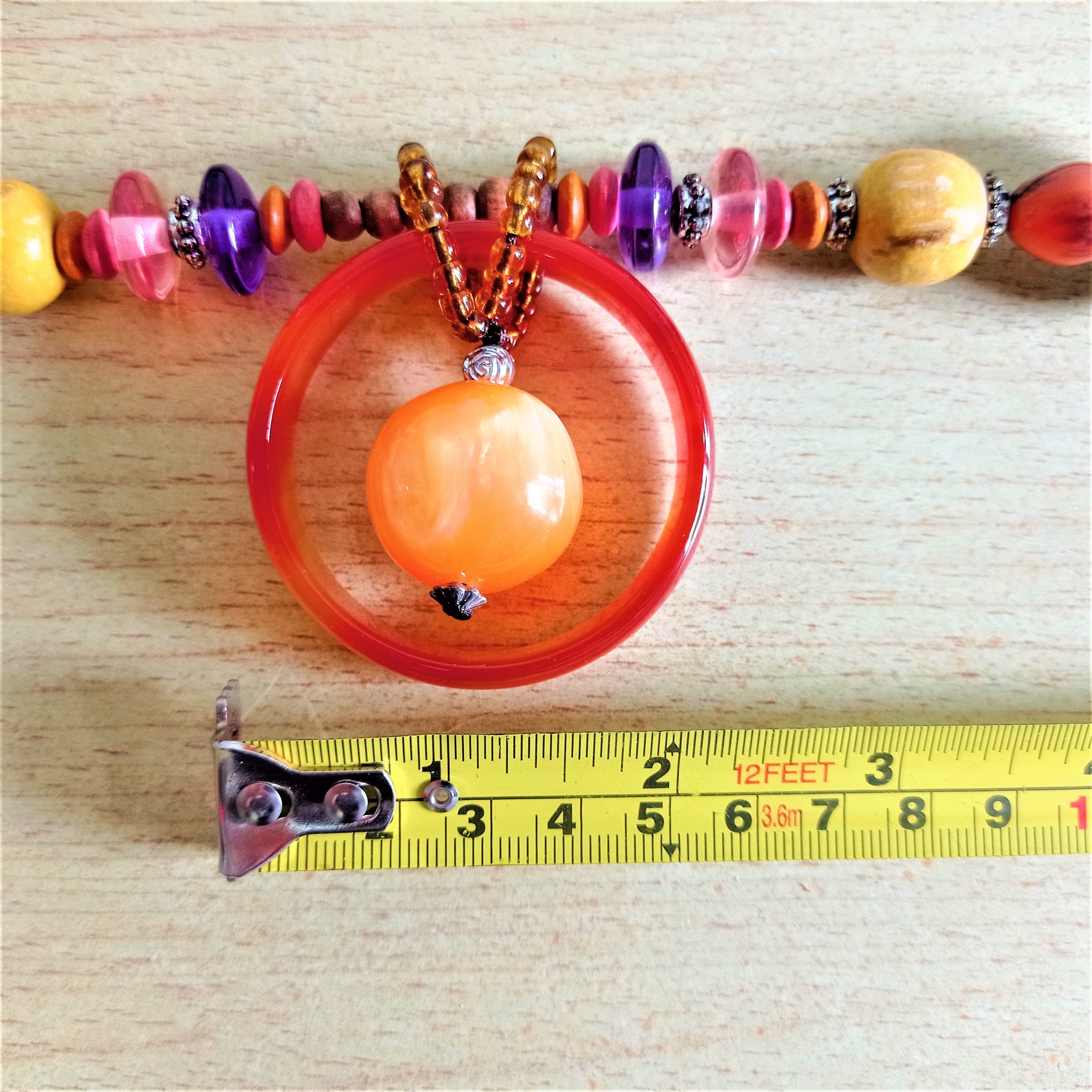 Designer × Vintage Vintage Custom Boho Oversize Ring Avant Garde Necklace Rave Size ONE SIZE - 7 Thumbnail