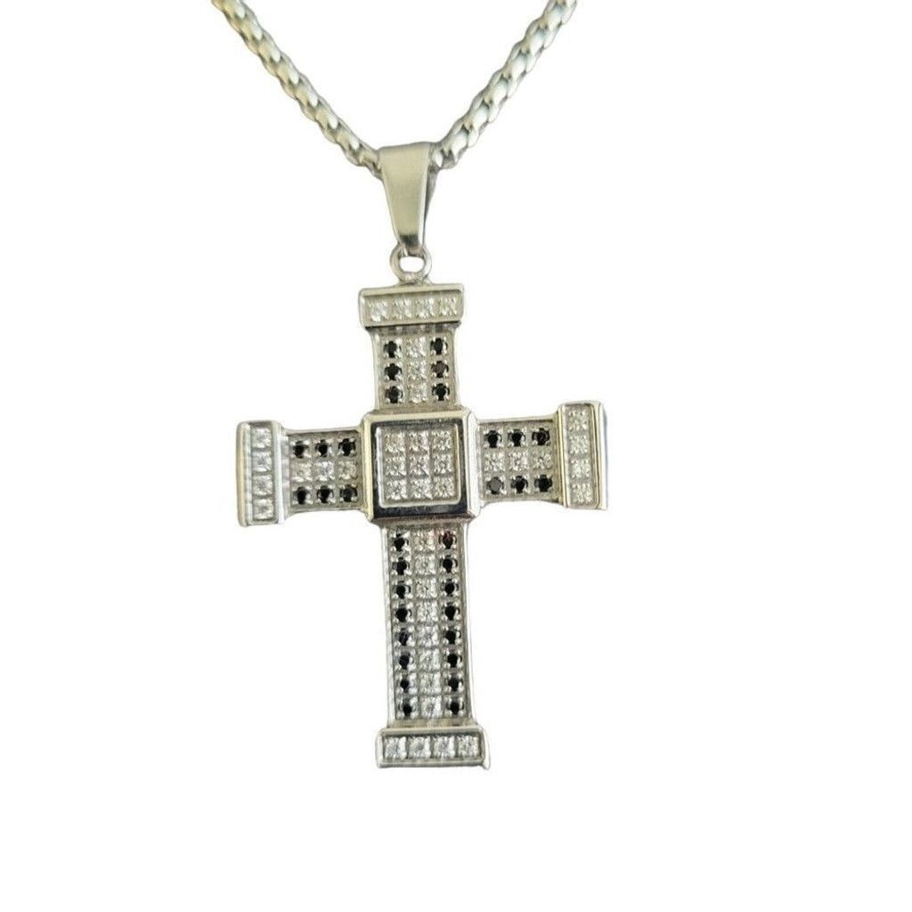 The Unbranded Brand Legacy for MEN by Simone Sm Mens Crystal Cross 24 Stainless Size ONE SIZE - 3 Thumbnail