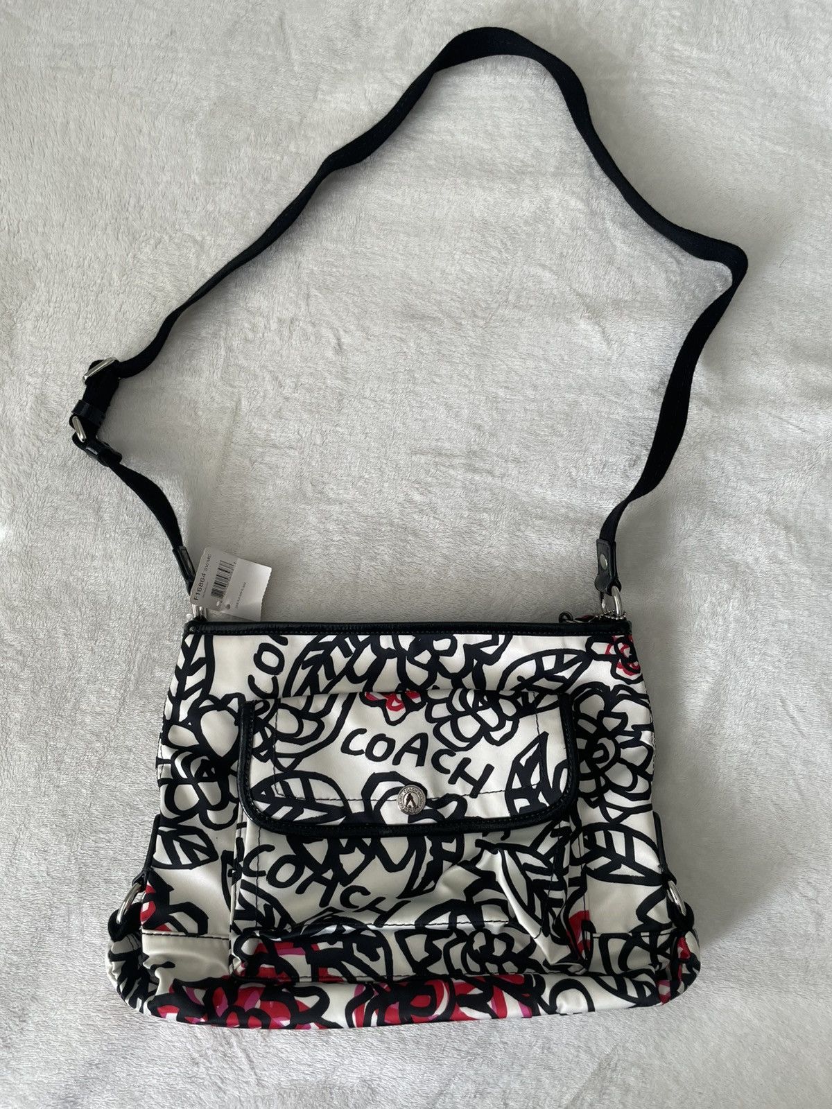 Coach Coach Flower Graffiti Cross Body Bag Size ONE SIZE - 1 Thumbnail