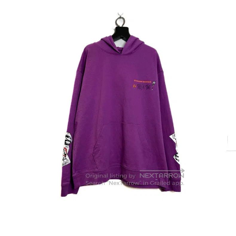 Chrome Hearts CHROME HEARTS Size M Purple cartoon hoodie Size US M / EU 48-50 / 2 - 1 Thumbnail