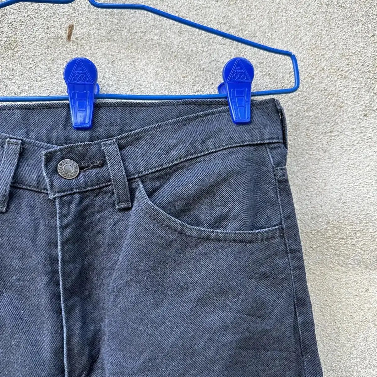 Levi's Vintage Clothing 1990’s VINTAGE LEVI’S 606 SUPER BLACK LEVIS JEANS WHITE TAB Size US 27 - 4 Thumbnail