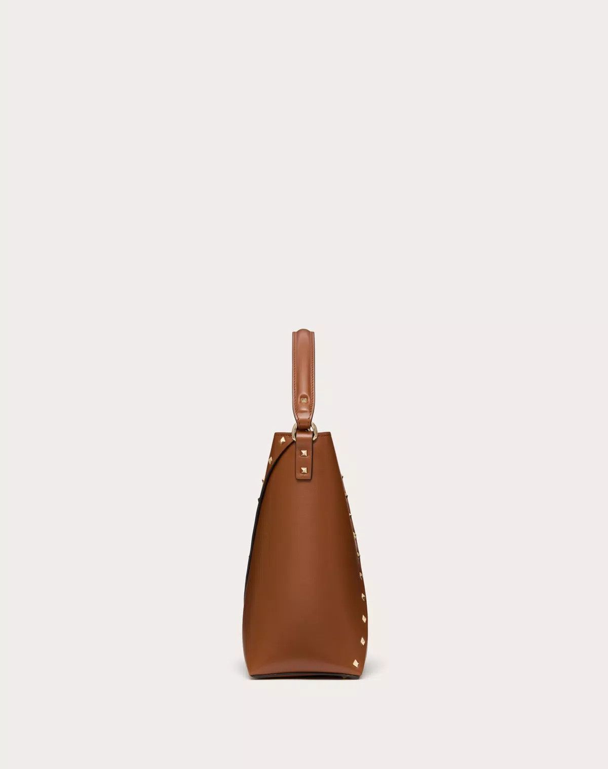 Valentino oc11z0725 Size:OS/ Wispy Calfskin Bucket Bag in Brown Size ONE SIZE - 4 Thumbnail