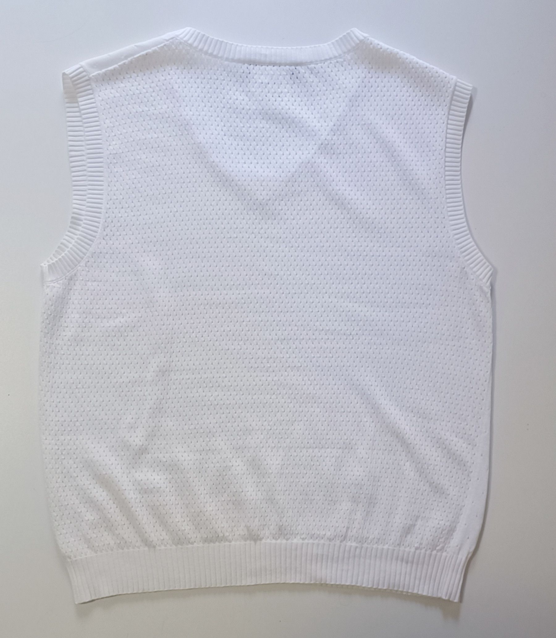Dior Sleeveless perforated cotton top Size US S / EU 44-46 / 1 - 22 Thumbnail