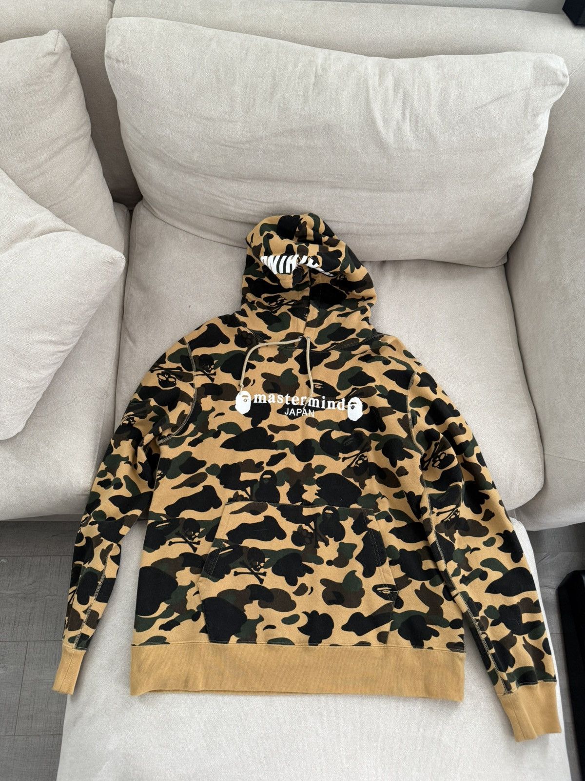 Bape × Mastermind Japan Bape x Mastermind Japan 1st Camo Pullover Hoodie Size US XXL / EU 58 / 5 - 10 Thumbnail