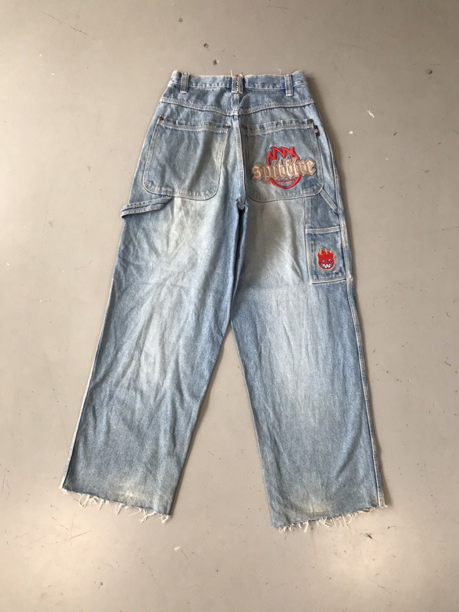 【SATIIIZ】Tev vintage Carpenter denim pants SATIIIZ】Denk vintage Carpenter Bermuda denim pants