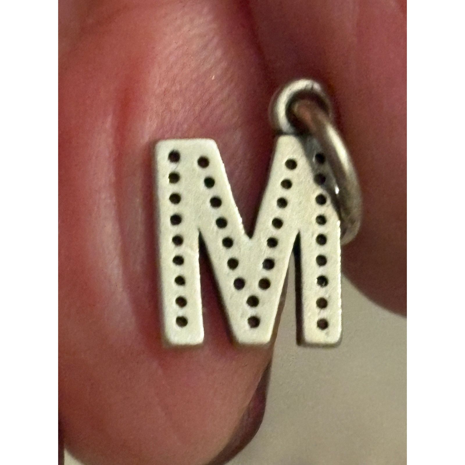pandora Pandora ALE 925 Sterling M Initial Charm or Pendant Pave CZ Size ONE SIZE - 5 Thumbnail