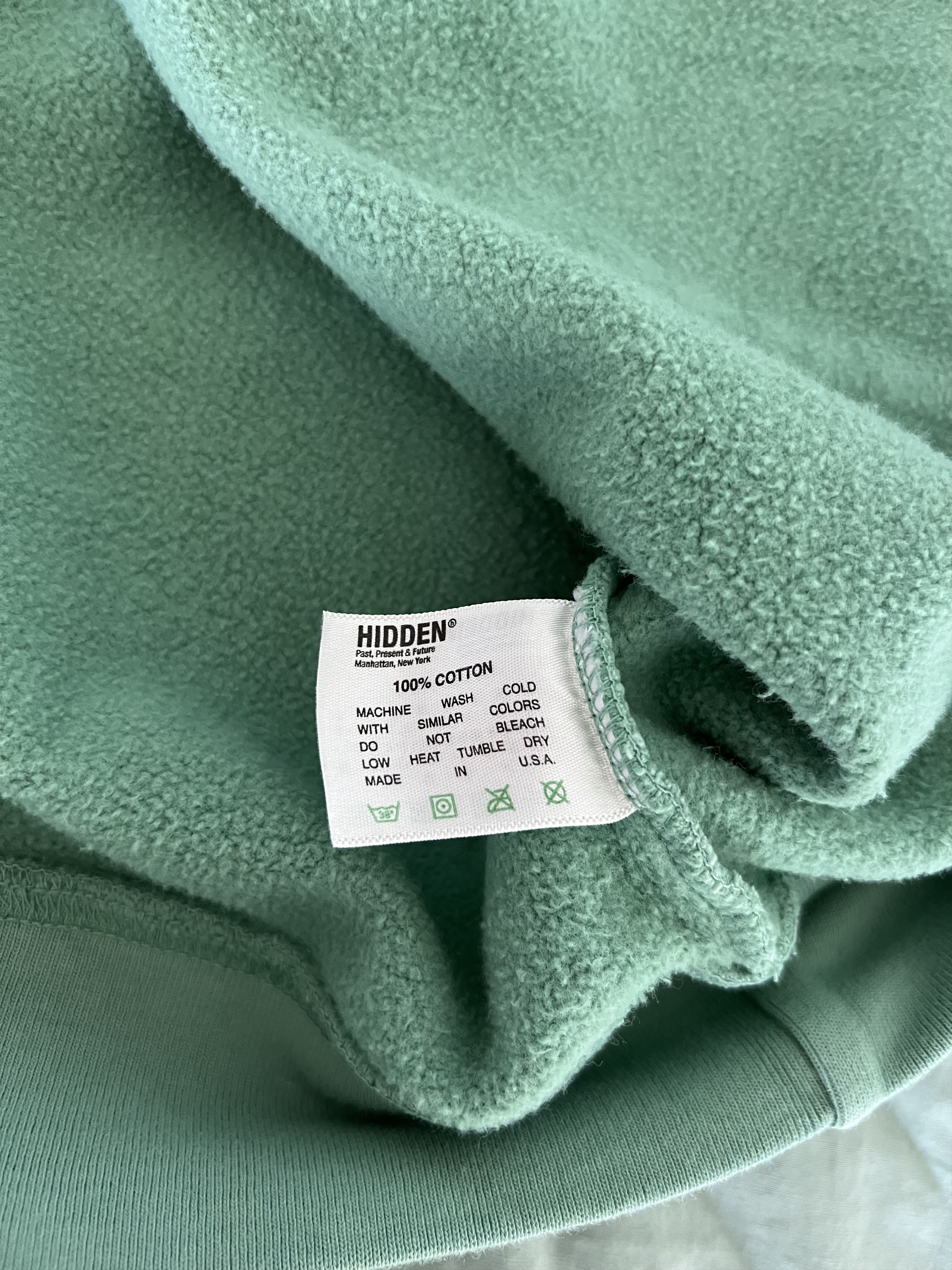 HIDDEN Hidden NY H Logo Vintage Hoodie in Green Size US L / EU 52-54 / 3 - 8 Thumbnail