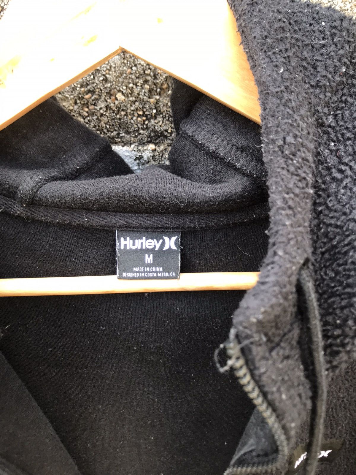 Hurley × Japanese Brand 🌟Hurley Black Fleece Pullover Hoodies Sweatshirt Size US M / EU 48-50 / 2 - 5 Thumbnail