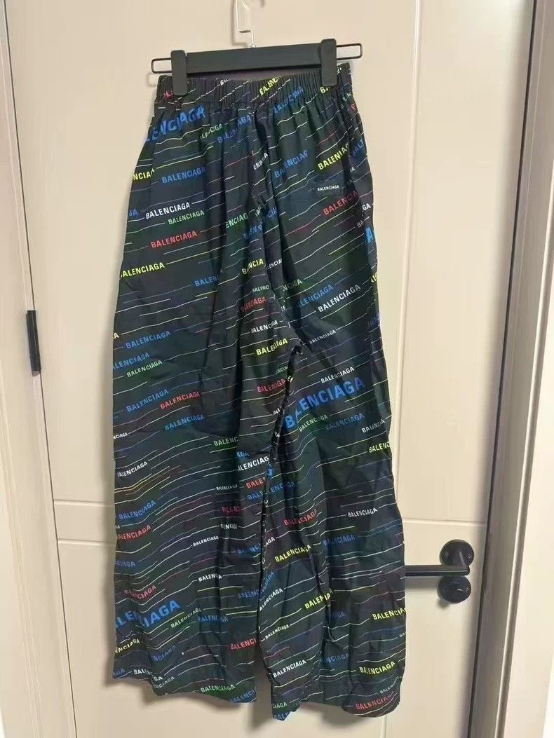 Balenciaga Balenciaga Color Bullet Screen Pants Wide Leg Pants Size US 36 / EU 52 - 2 Thumbnail