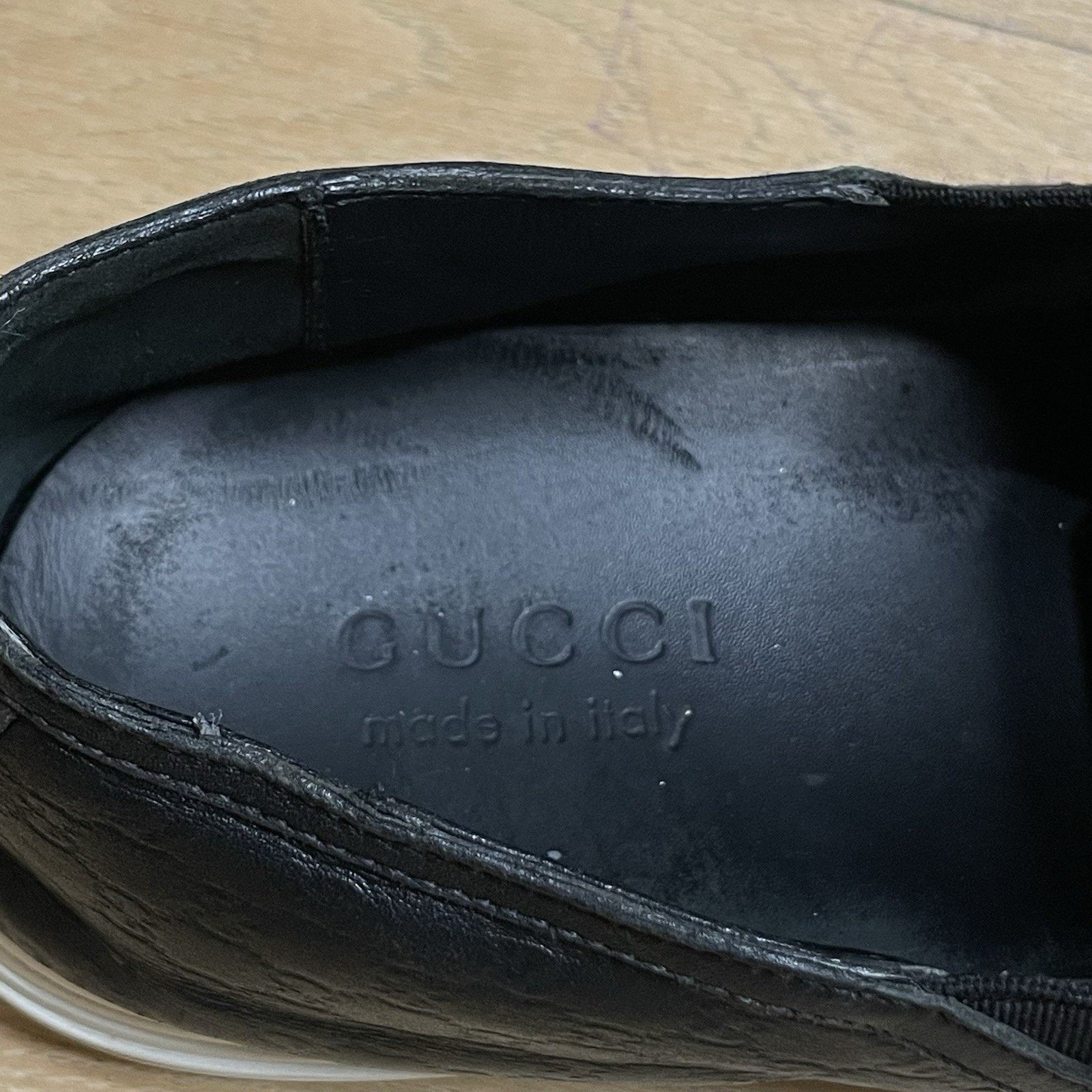 Gucci Gucci Sneakers Low-Top Monogram embossed shoes leather mens Size US 10.5 / EU 43-44 - 15 Thumbnail