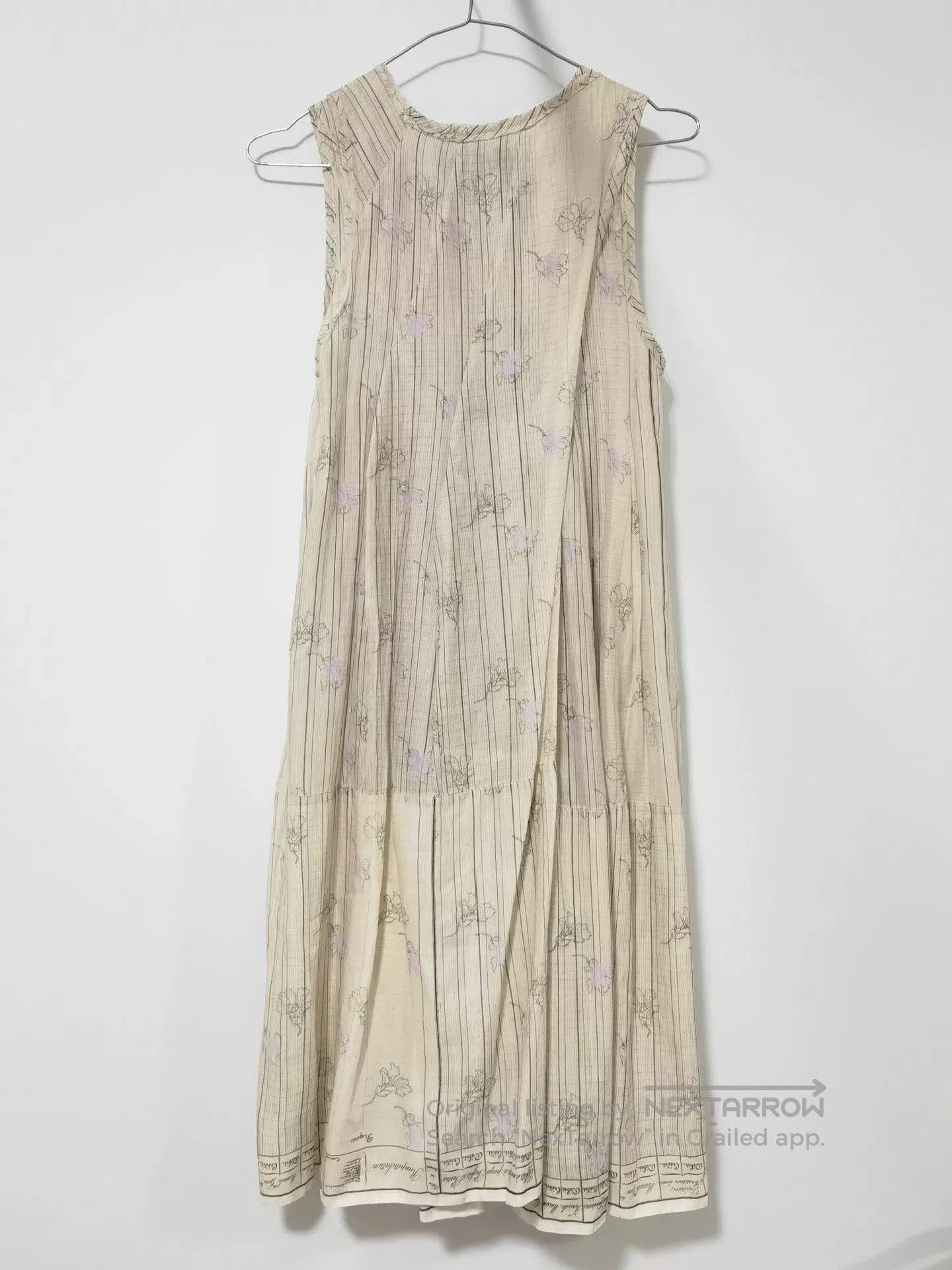 Comme des Garcons Tricot Print Sleeveless Dress.
