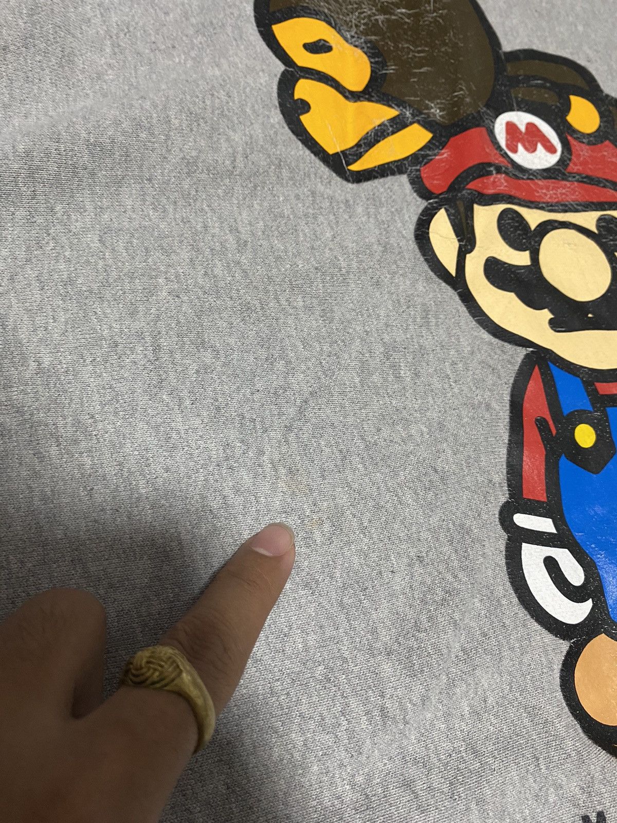 Bape Bape Baby Milo x Mario Sweatshirt Size US L / EU 52-54 / 3 - 20 Thumbnail