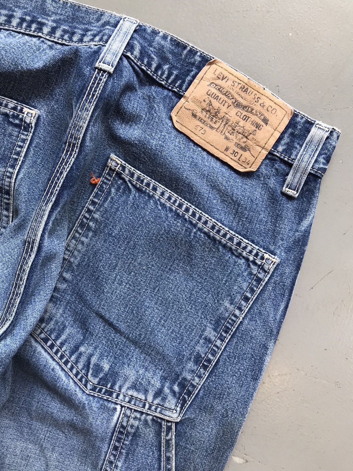 Levi's × Vintage Vintage Levi’s orange tab straight fit carpenter denim Size US 30 / EU 46 - 12 Thumbnail