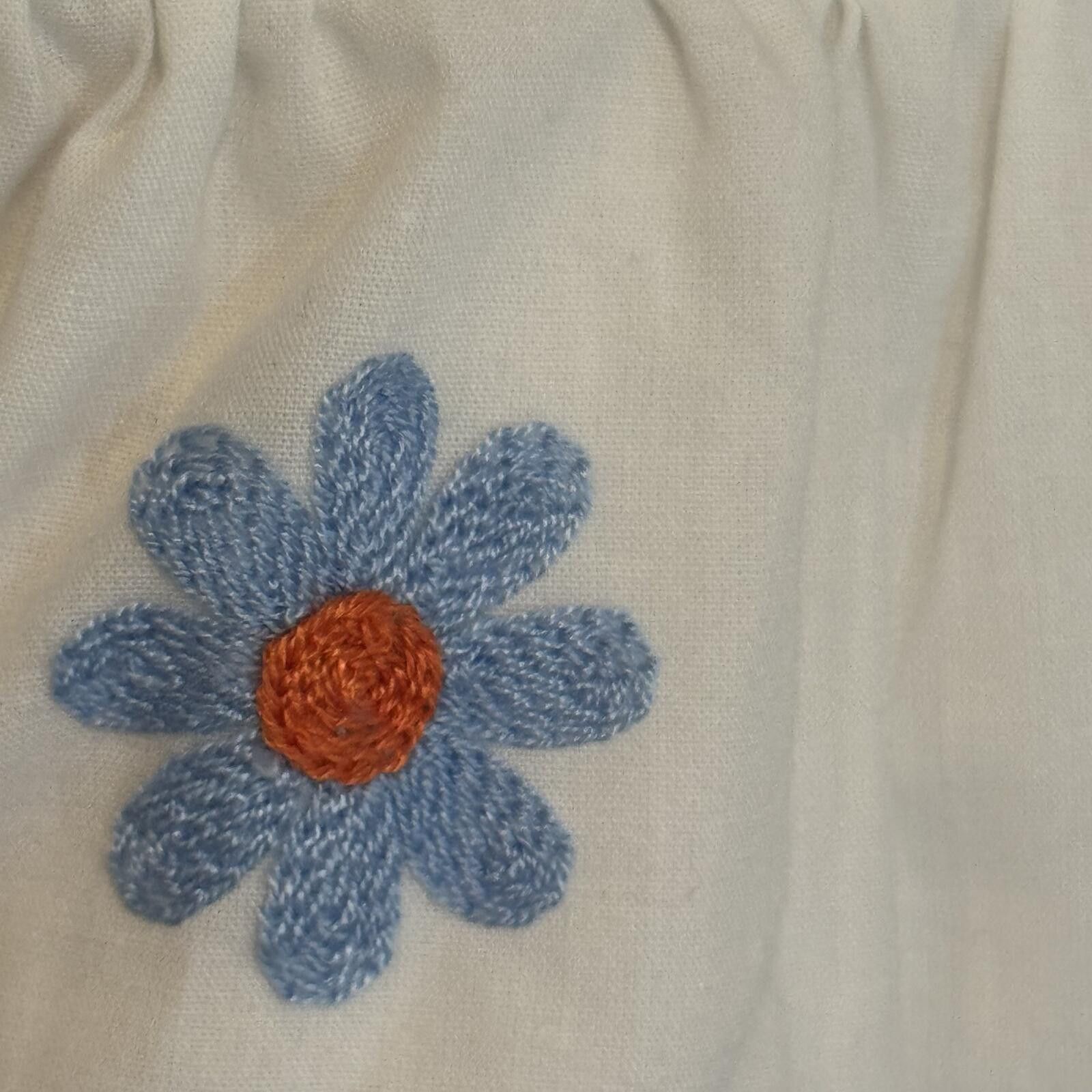 Other Altard State White Dress with Blue and Orange Floral Embrodi Size M / US 6-8 / IT 42-44 - 4 Thumbnail