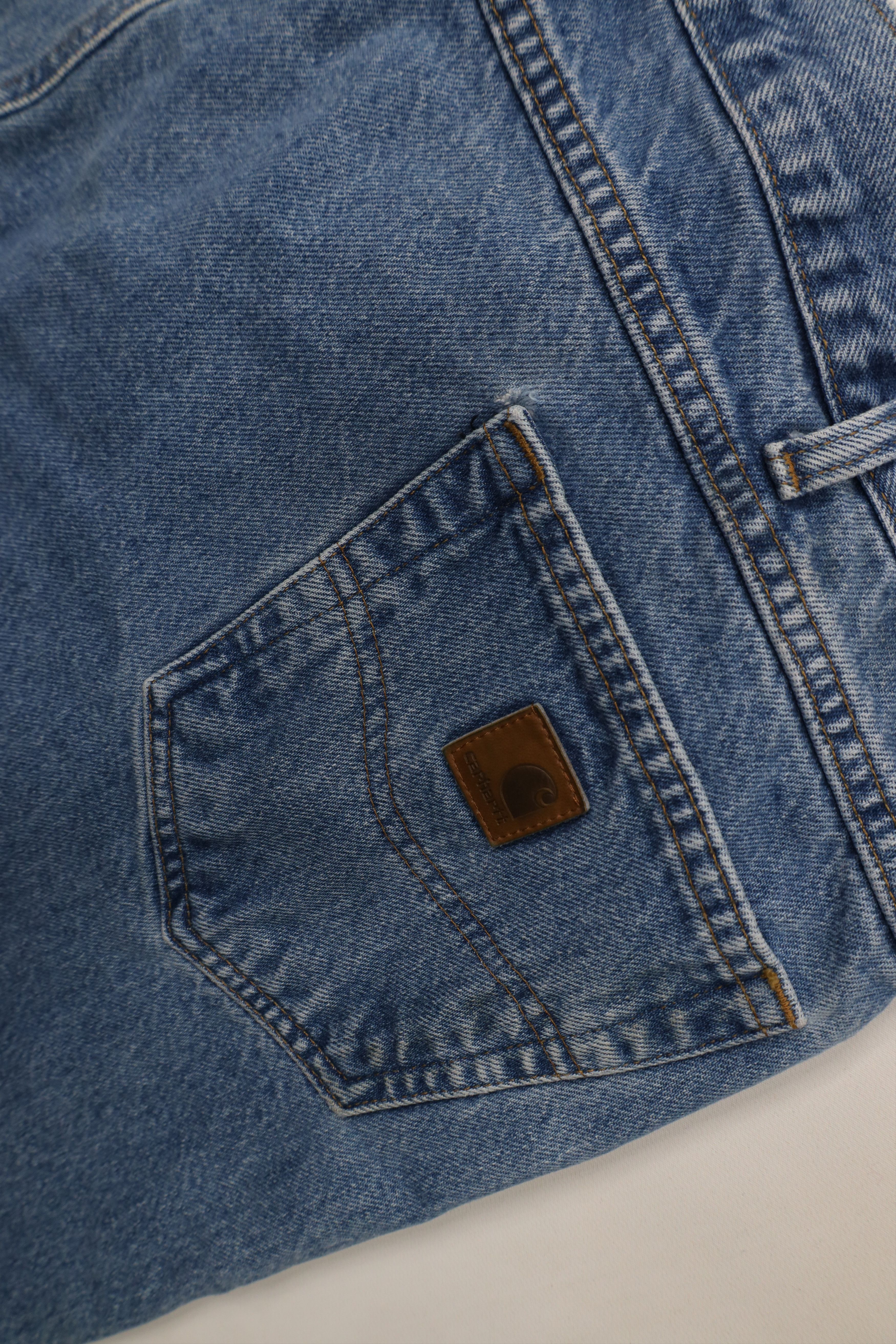 Carhartt Vintage Y2K Carhartt Relaxed Fit Wide Leg Denim Jeans Blue Size US 44 / EU 60 - 14 Thumbnail