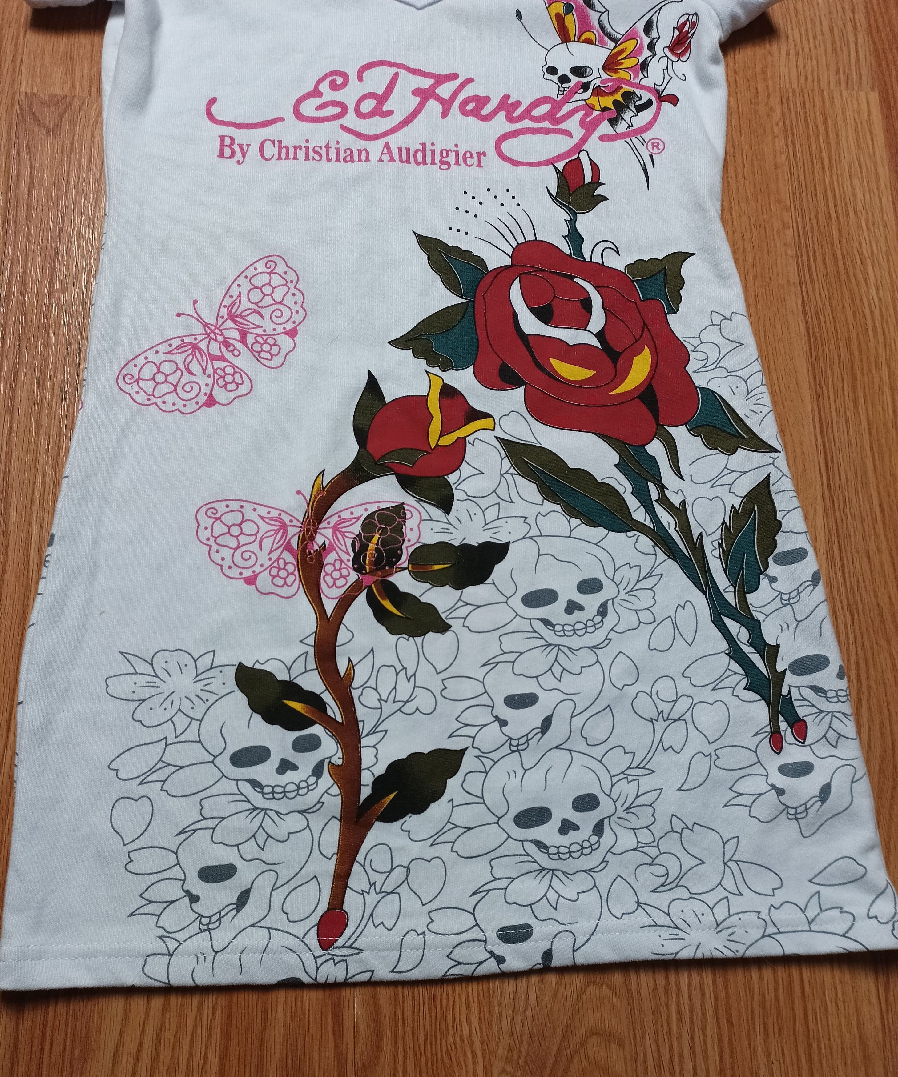 Christian Audigier × Ed Hardy Ed Hardy Christian Audigier NEW Long Top Blouse XL Size XL / US 12-14 / IT 48-50 - 2 Thumbnail