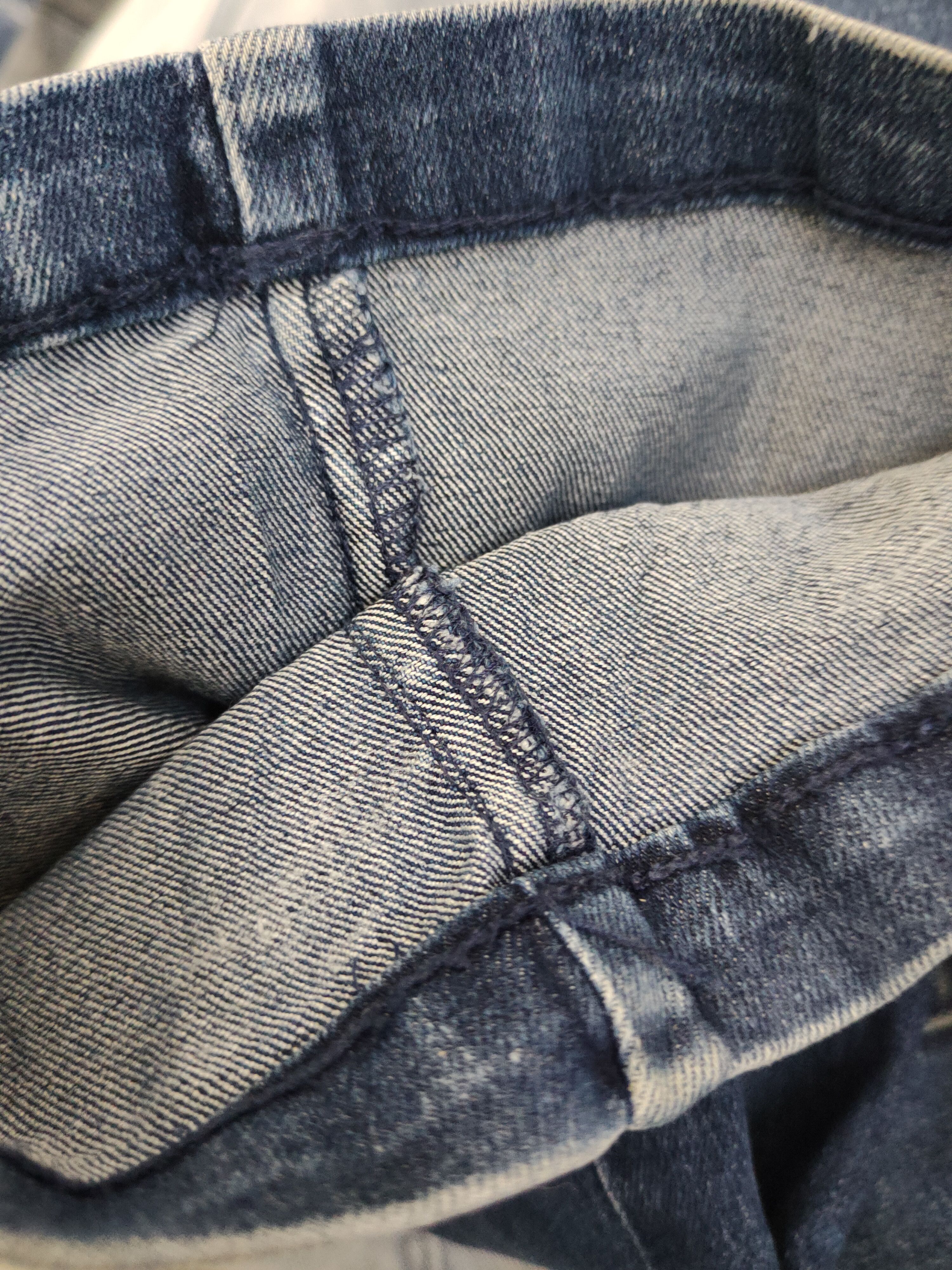 Japanese Brand FieldCore Dark Blue Distressed Ripped Jeans #W1979 Size US 39 - 13 Thumbnail