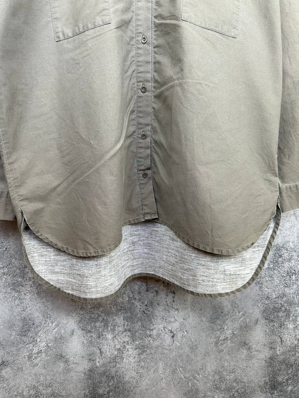 Designer Celtic & Co Oversized Utility Tunic Shirt High-Low Hem LS Size M / US 6-8 / IT 42-44 - 7 Thumbnail