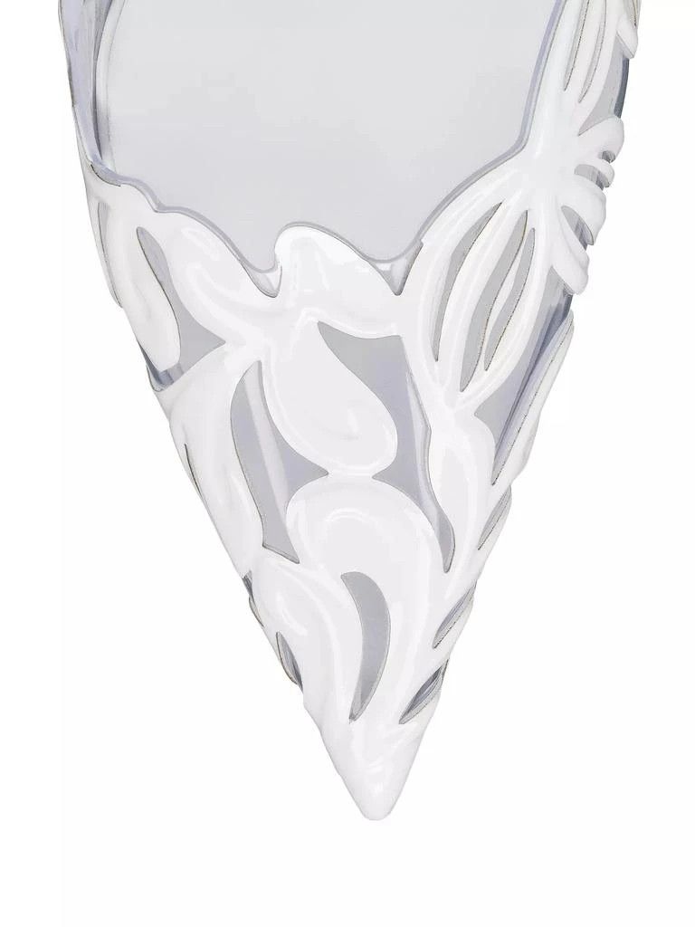 Christian Louboutin oc11z0525 Apostropha Petunia 80 Pvc Pumps in White Size US 7 / IT 37 - 4 Thumbnail